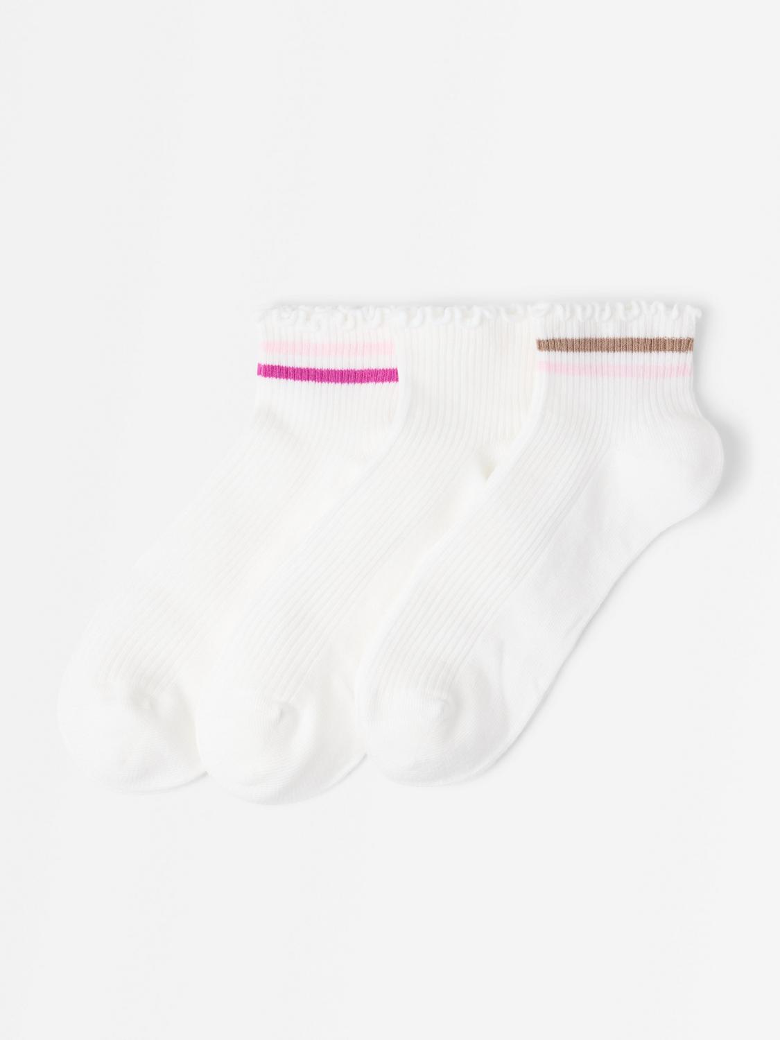 3-pack höga ankelstrumpor