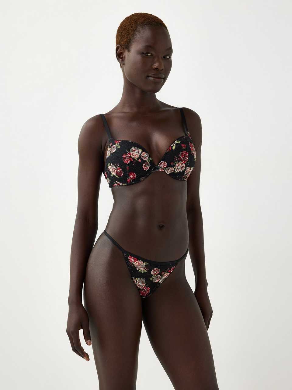 Malva push-up bh med spets