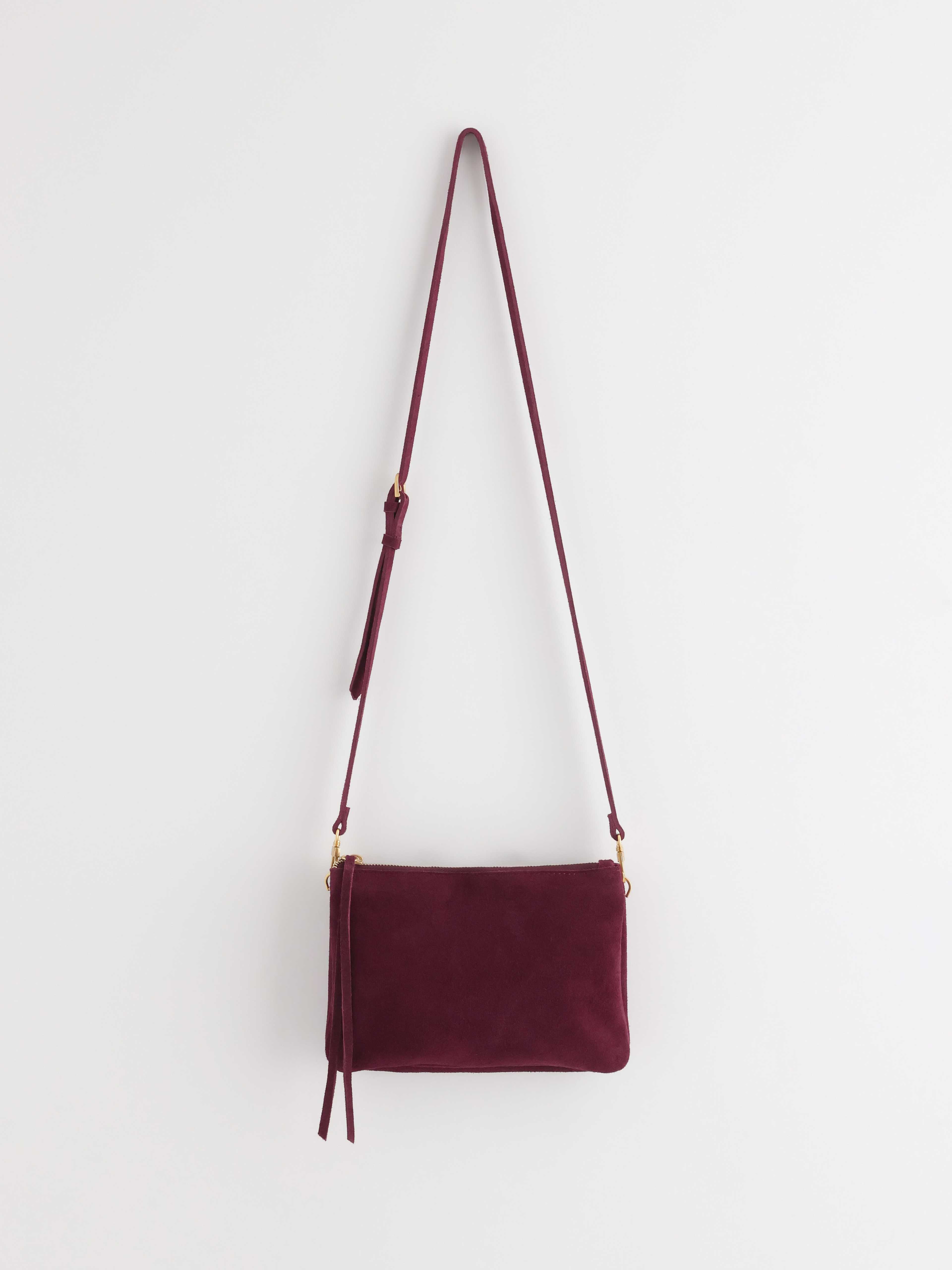 Lindex Shoulder Bag In Suede axelremsväskor dam – bild 7