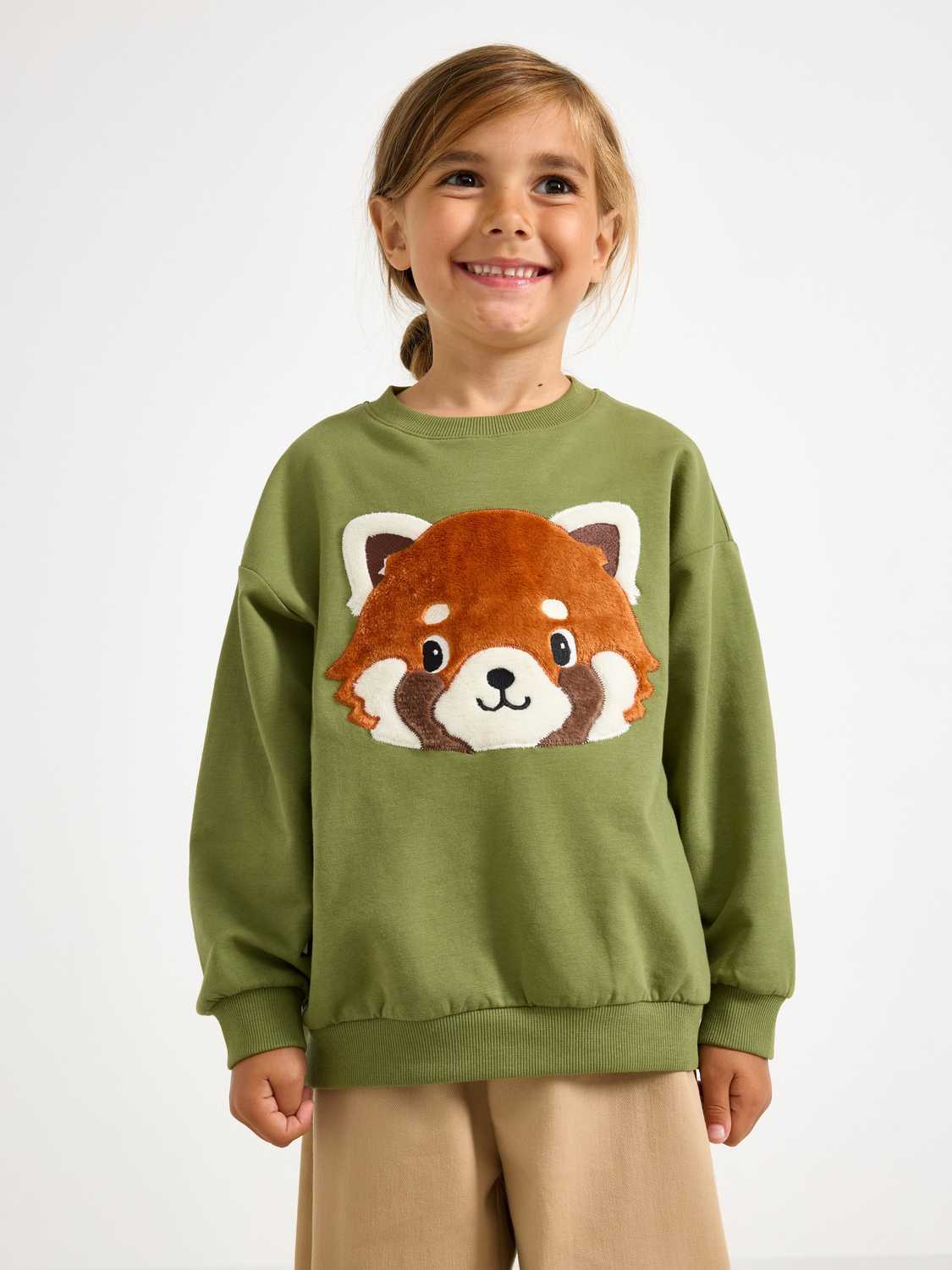 Sweatshirt med borstad insida