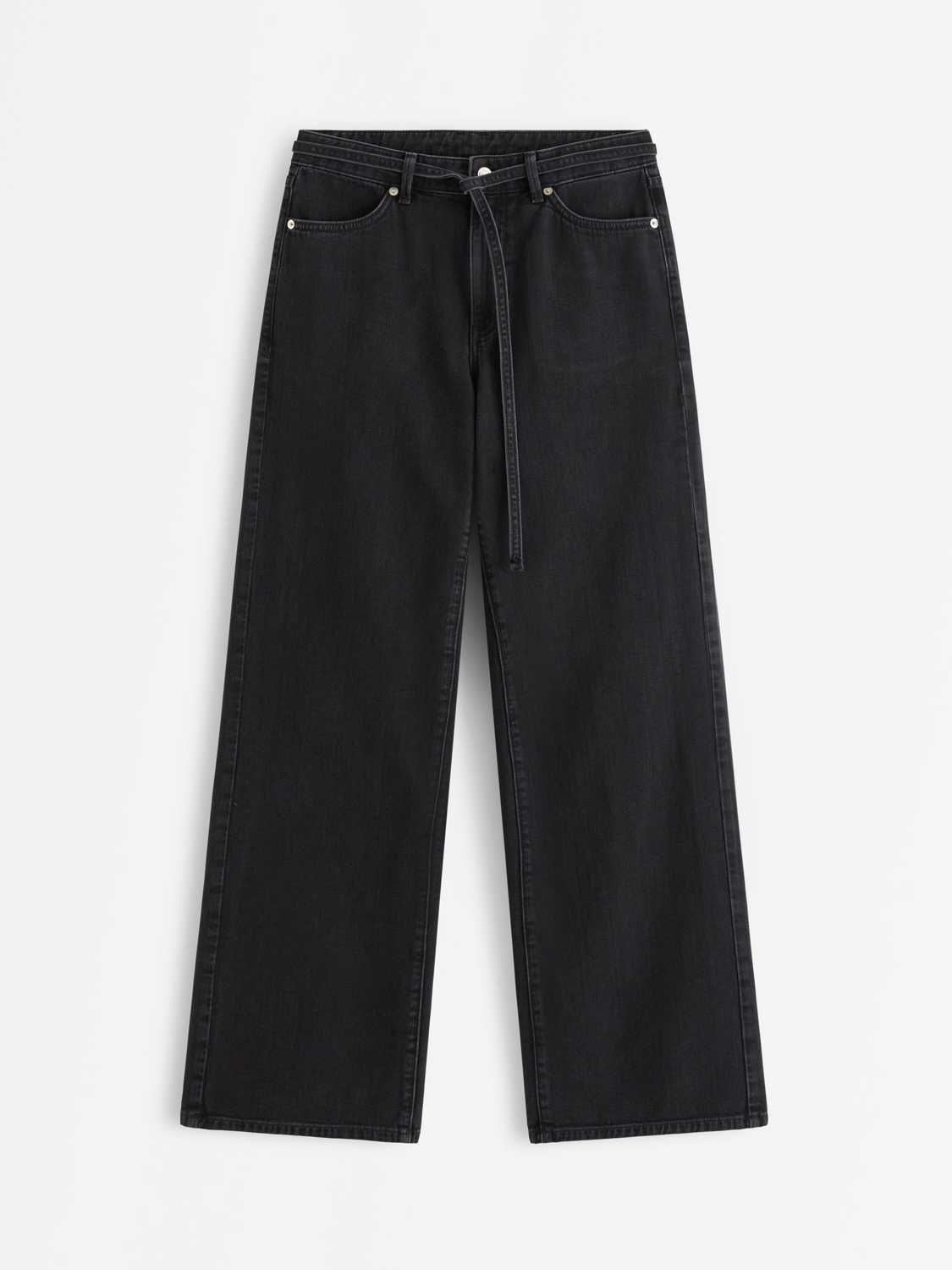 WIDE Peggy jeans med medelhög midja