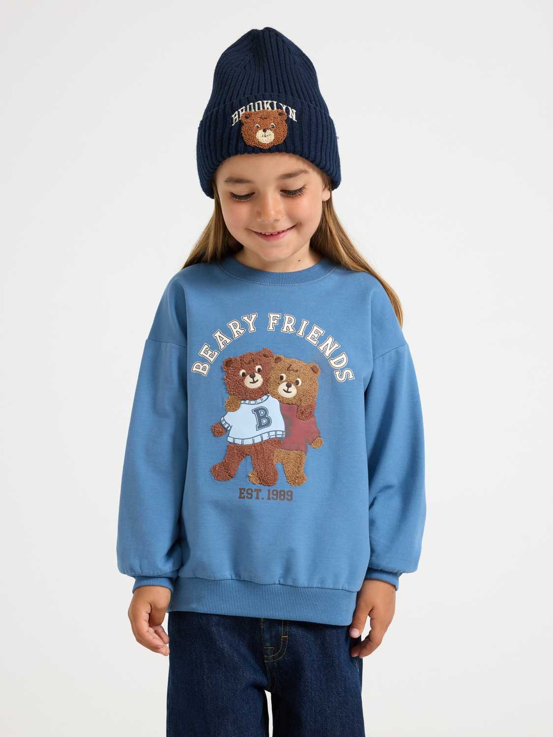 Sweatshirt med borstad insida