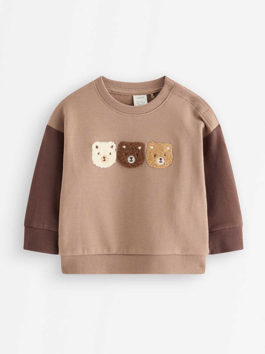 Sweatshirt med borstad insida