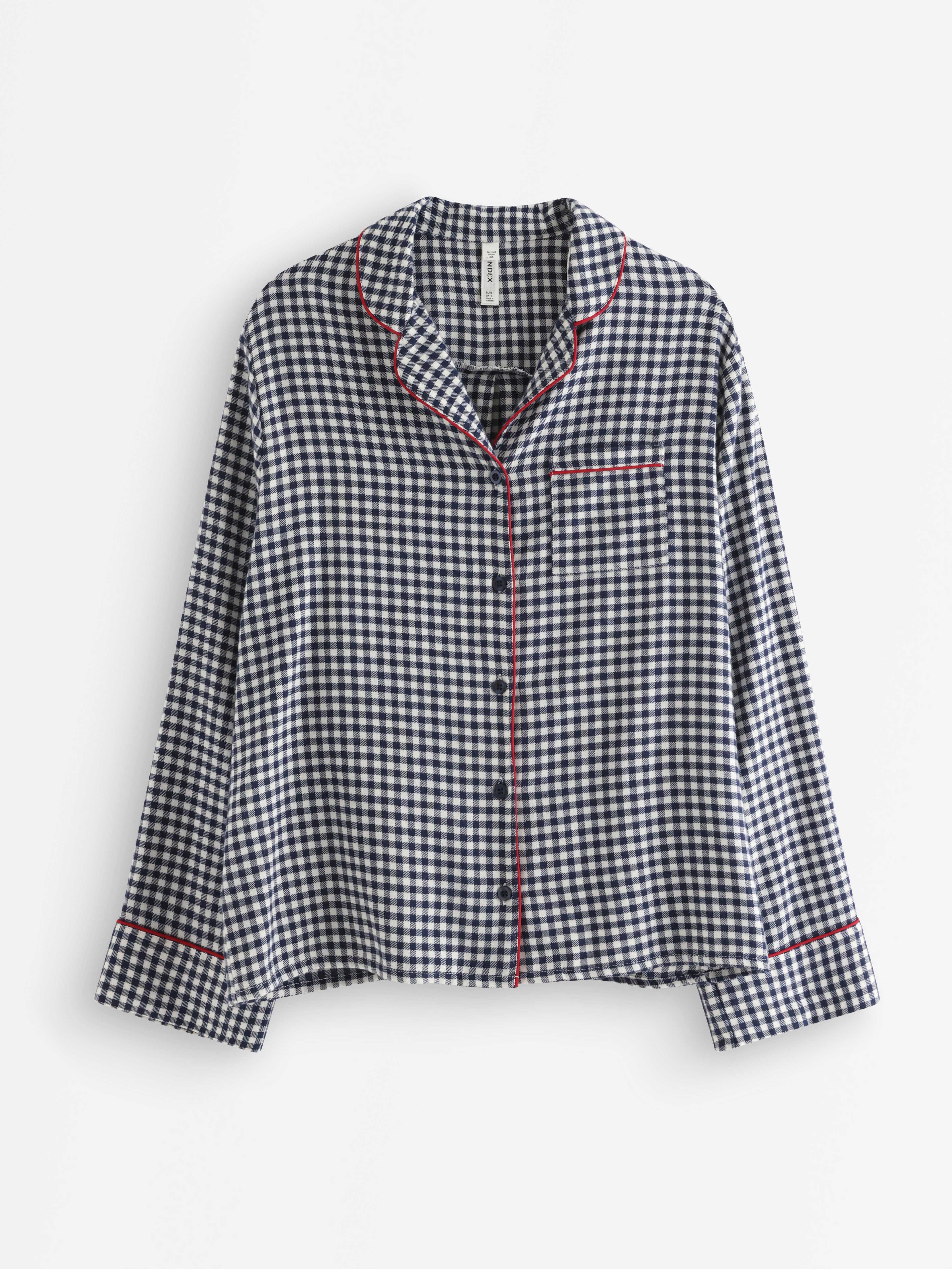 Pyjamasskjorta i flanell