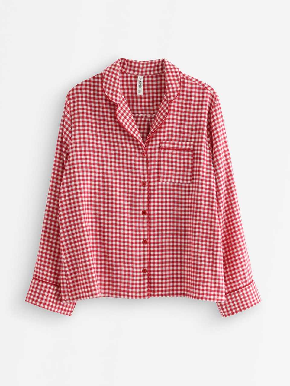 Pyjamasskjorta i flanell