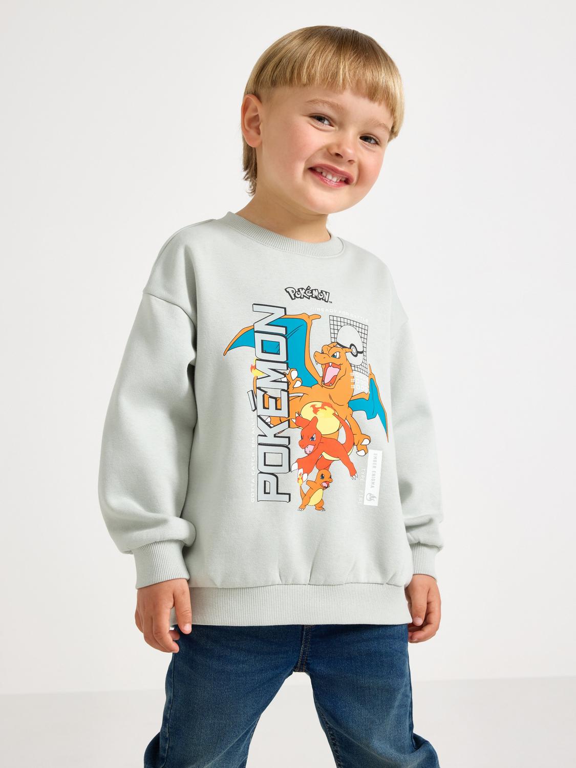 Pokémon sweatshirt med borstad insida