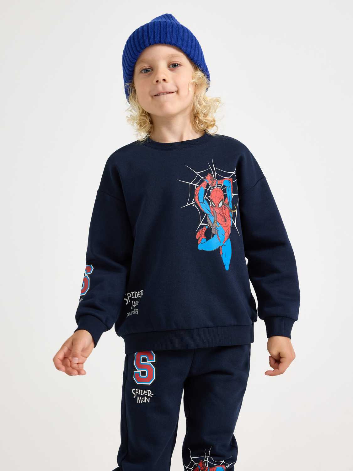 Spider-Man sweatshirt med borstad insida
