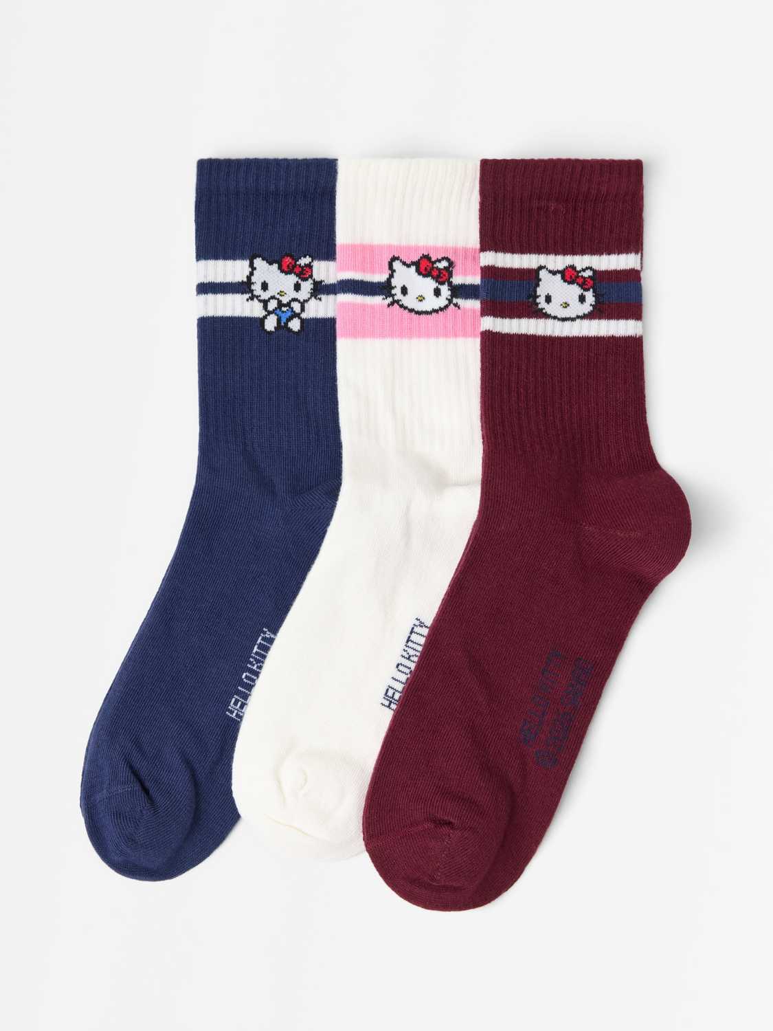3-pack Hello Kitty strumpor