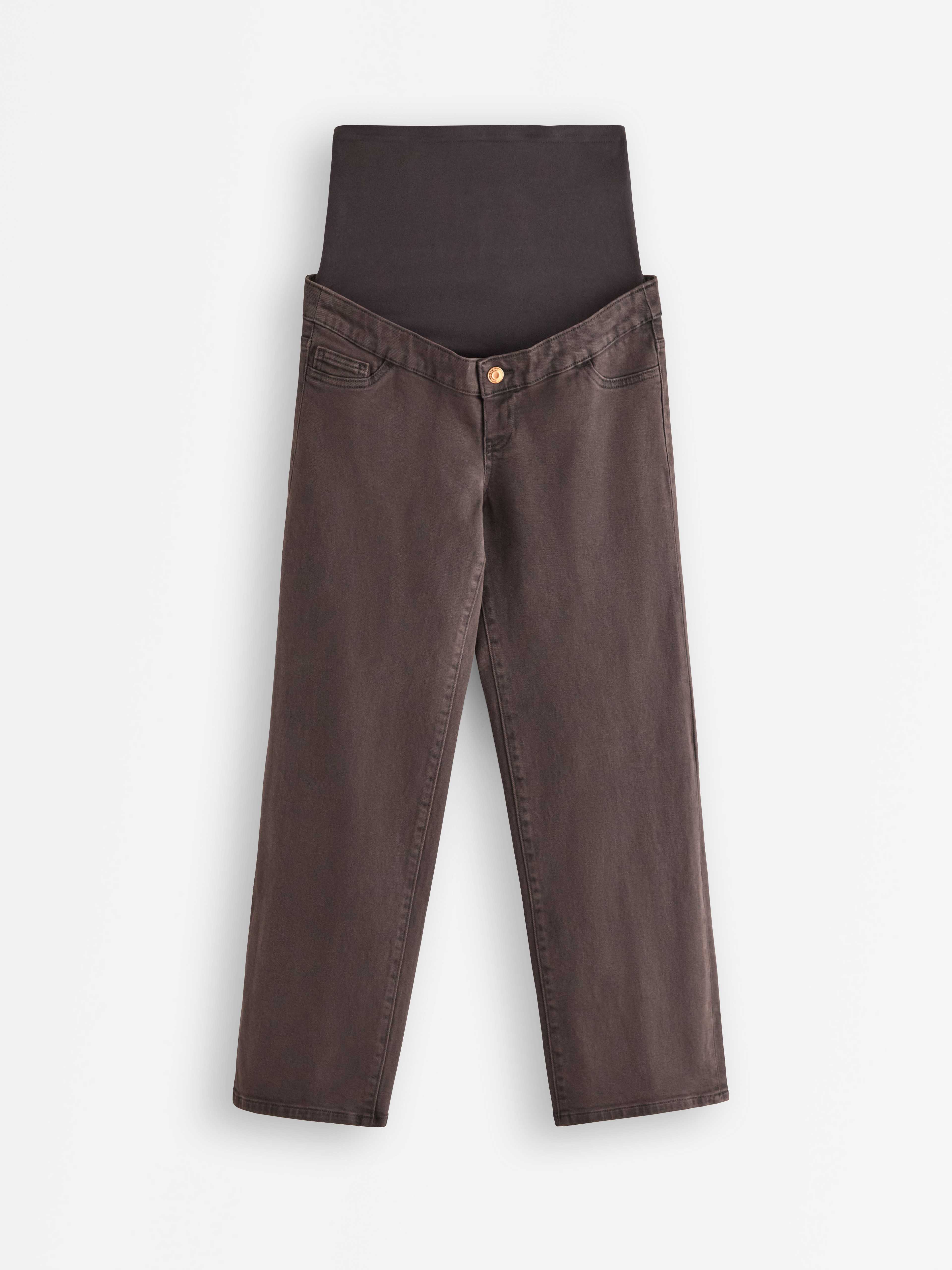 MOM WIDE Hanna croppade gravidjeans