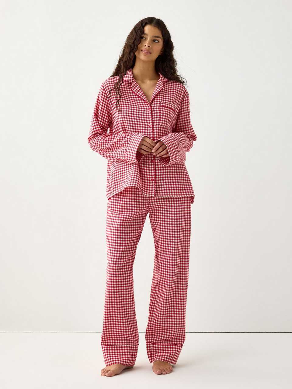 Pyjamasbyxor i flanell