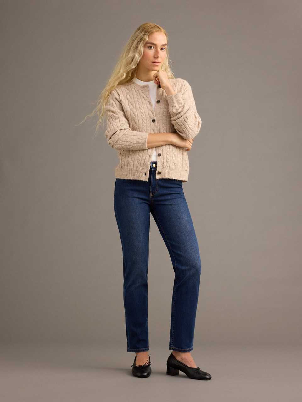 SLIM jeans med normalhög midja och lätt stretch