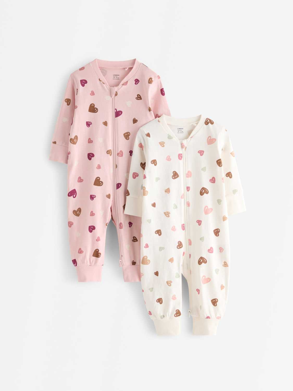2-pack pyjamas med heltäckande tryck