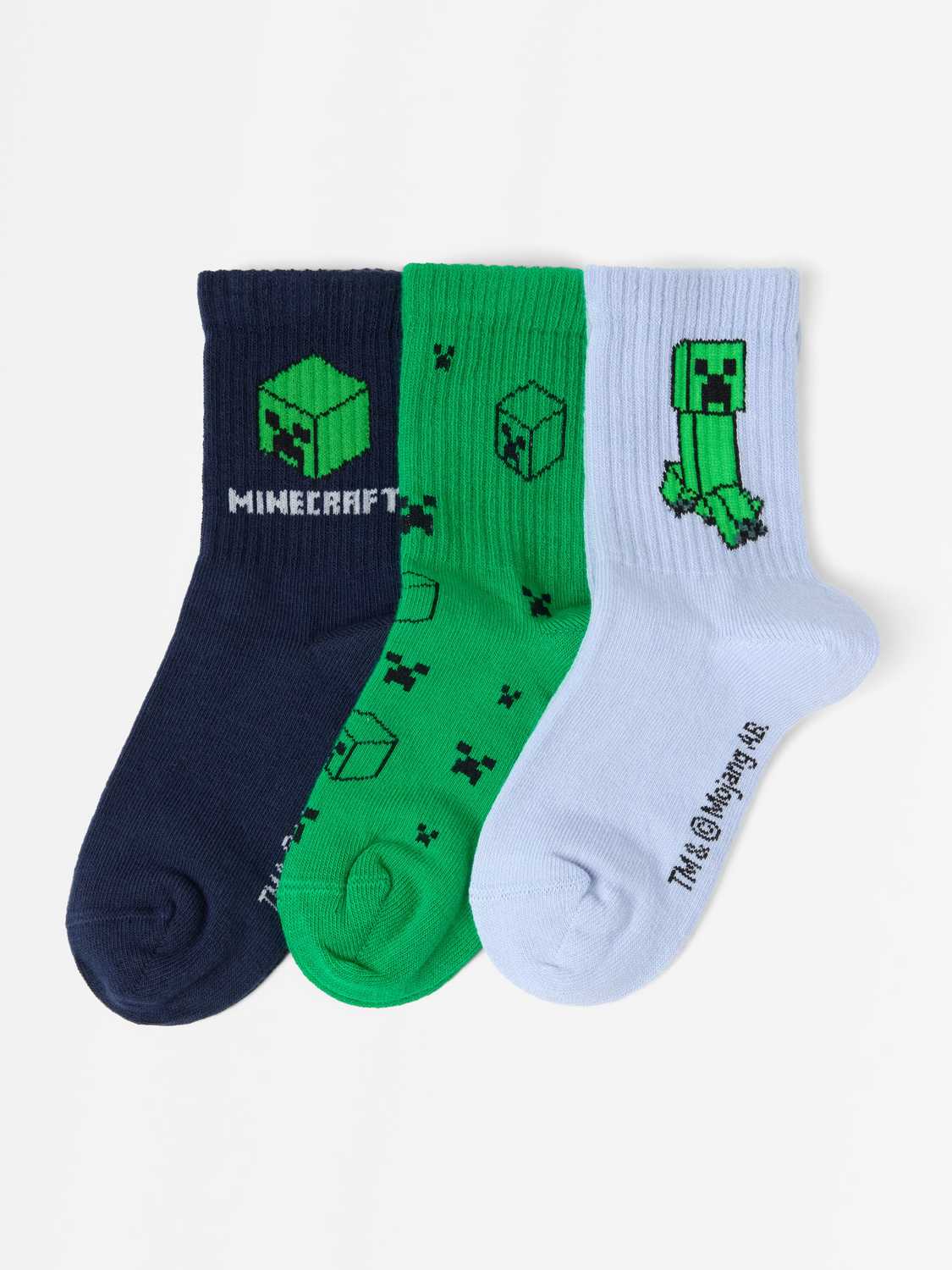 3-pack Minecraft-strumpor