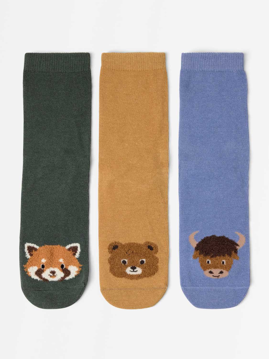 3-pack strumpor med anti-slip