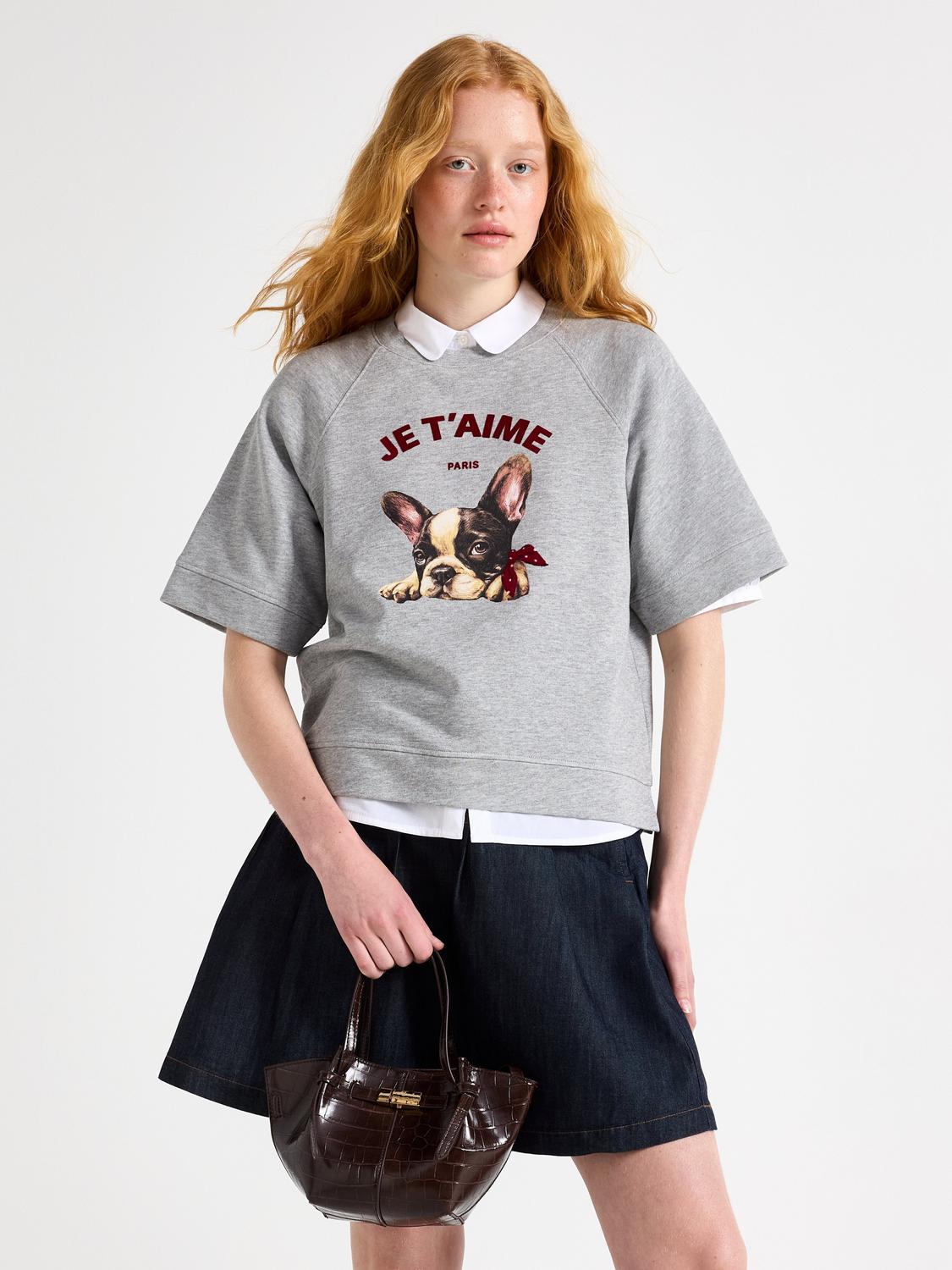 Kortärmad sweatshirt