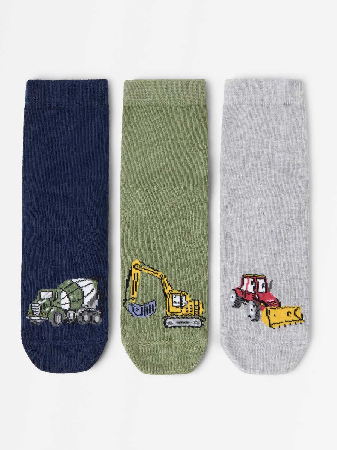 3-pack strumpor med halkskydd