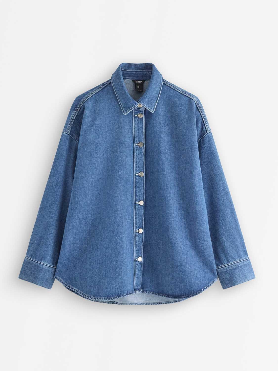 Oversized denimskjorta