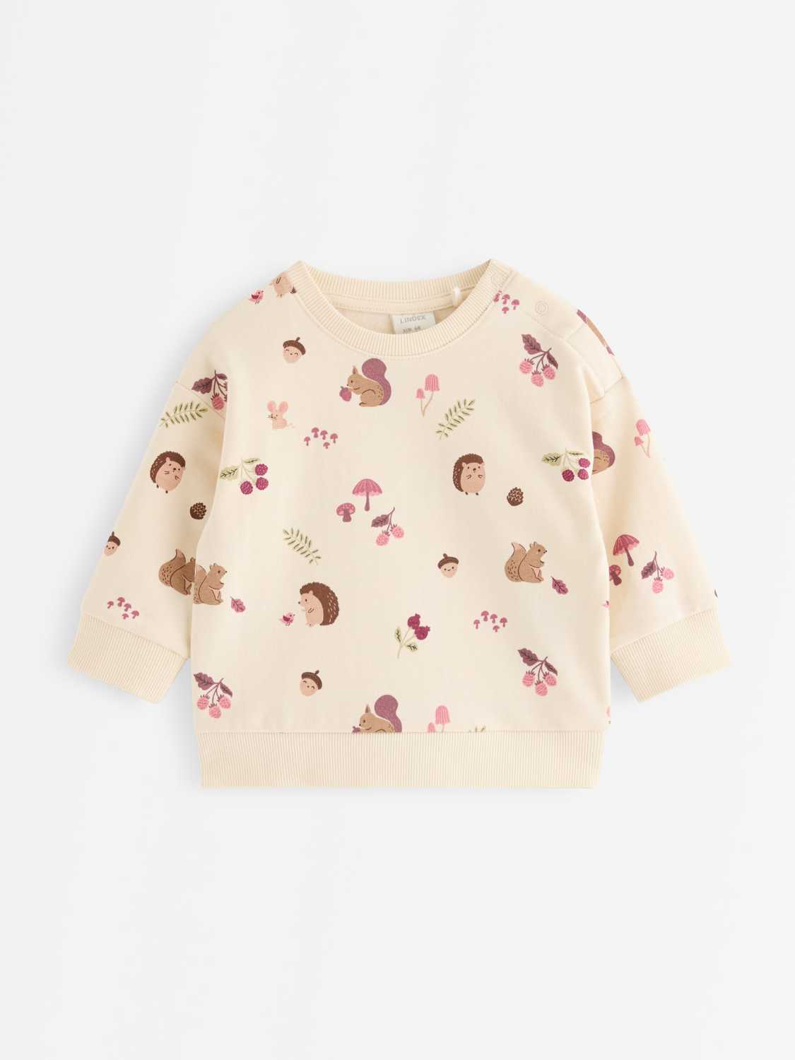 Sweatshirt med borstad insida