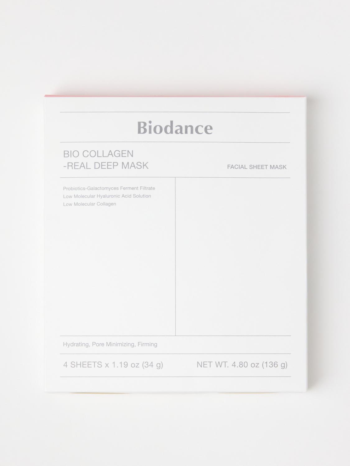 Biodance Bio Collagen-Real Deep Mask 4-pack