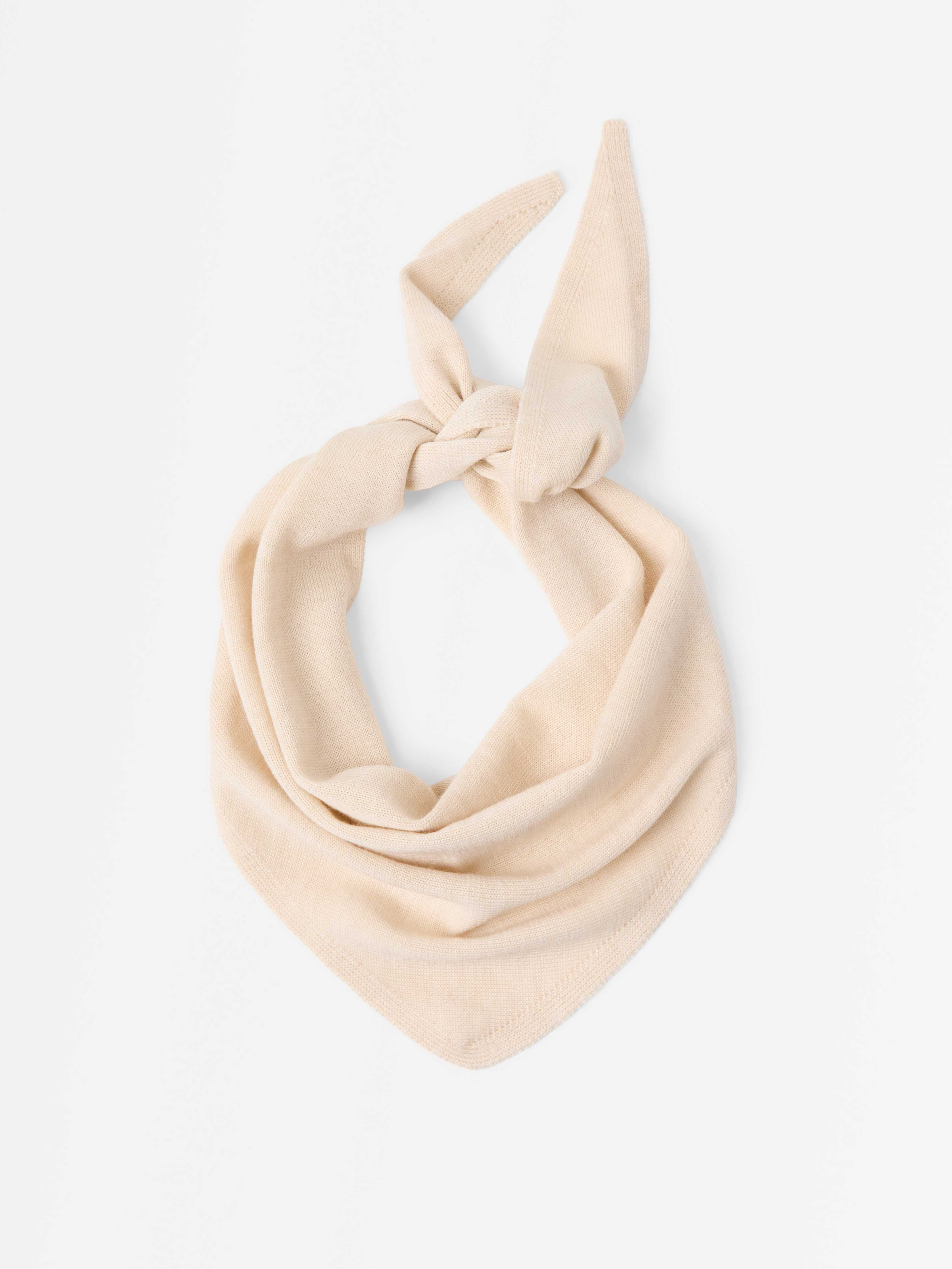 Trekantig scarf i merinoull