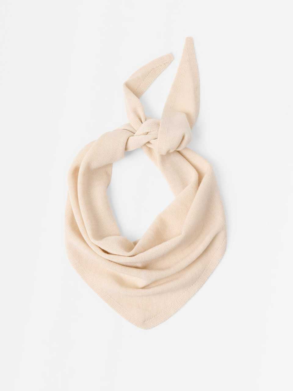 Trekantig scarf i merinoull