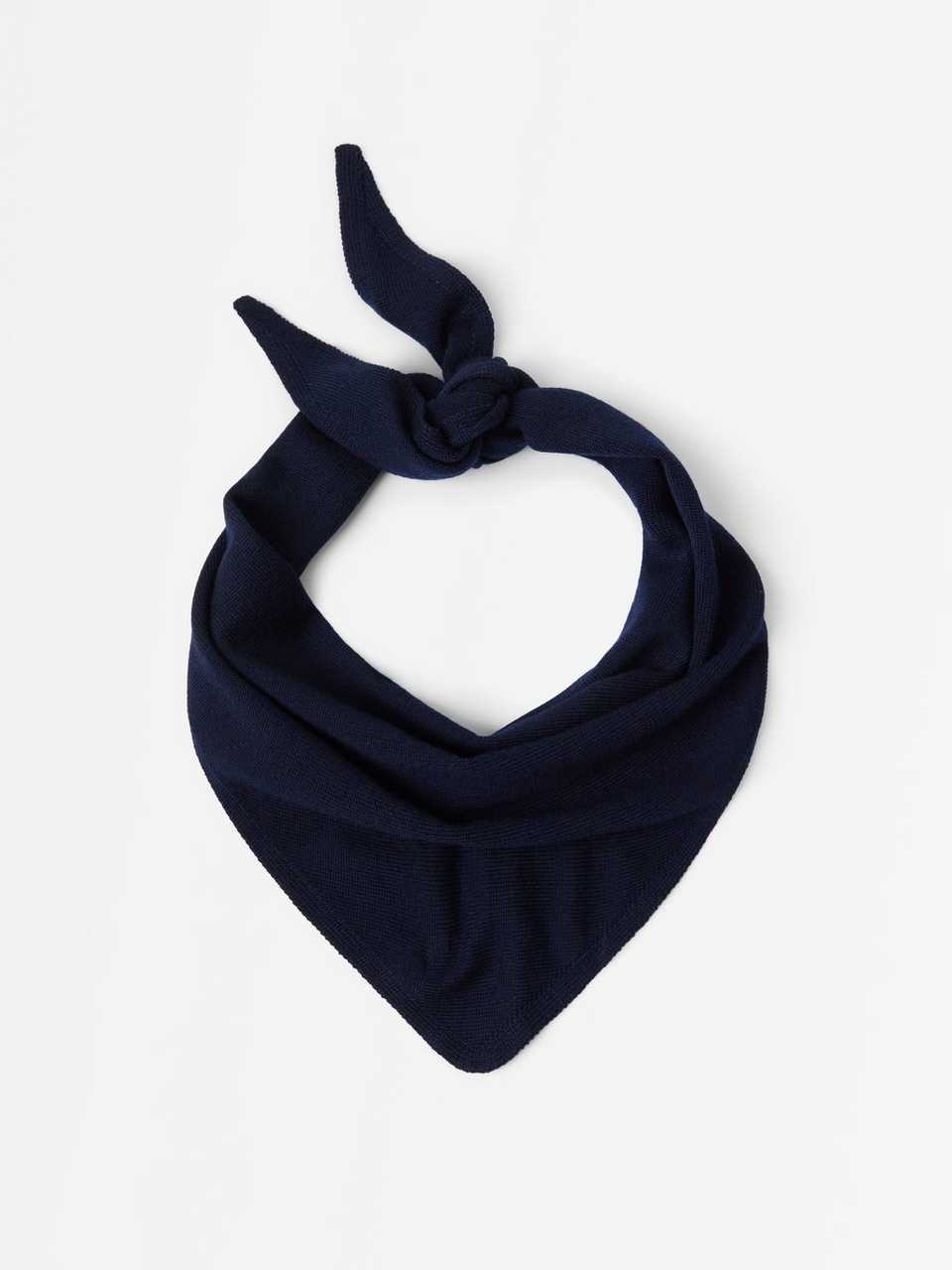 Trekantig scarf i merinoull