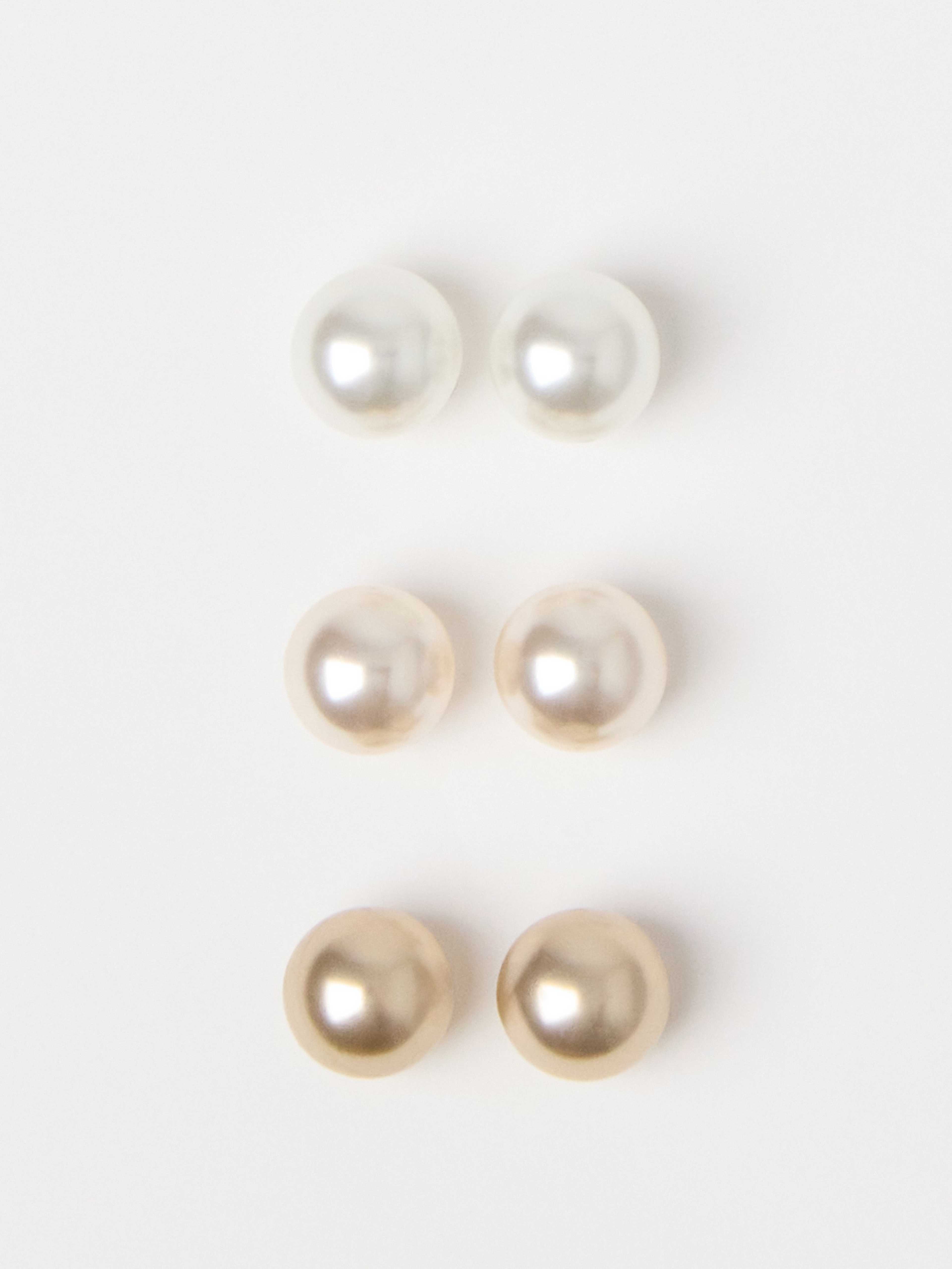 3-pack örhängen