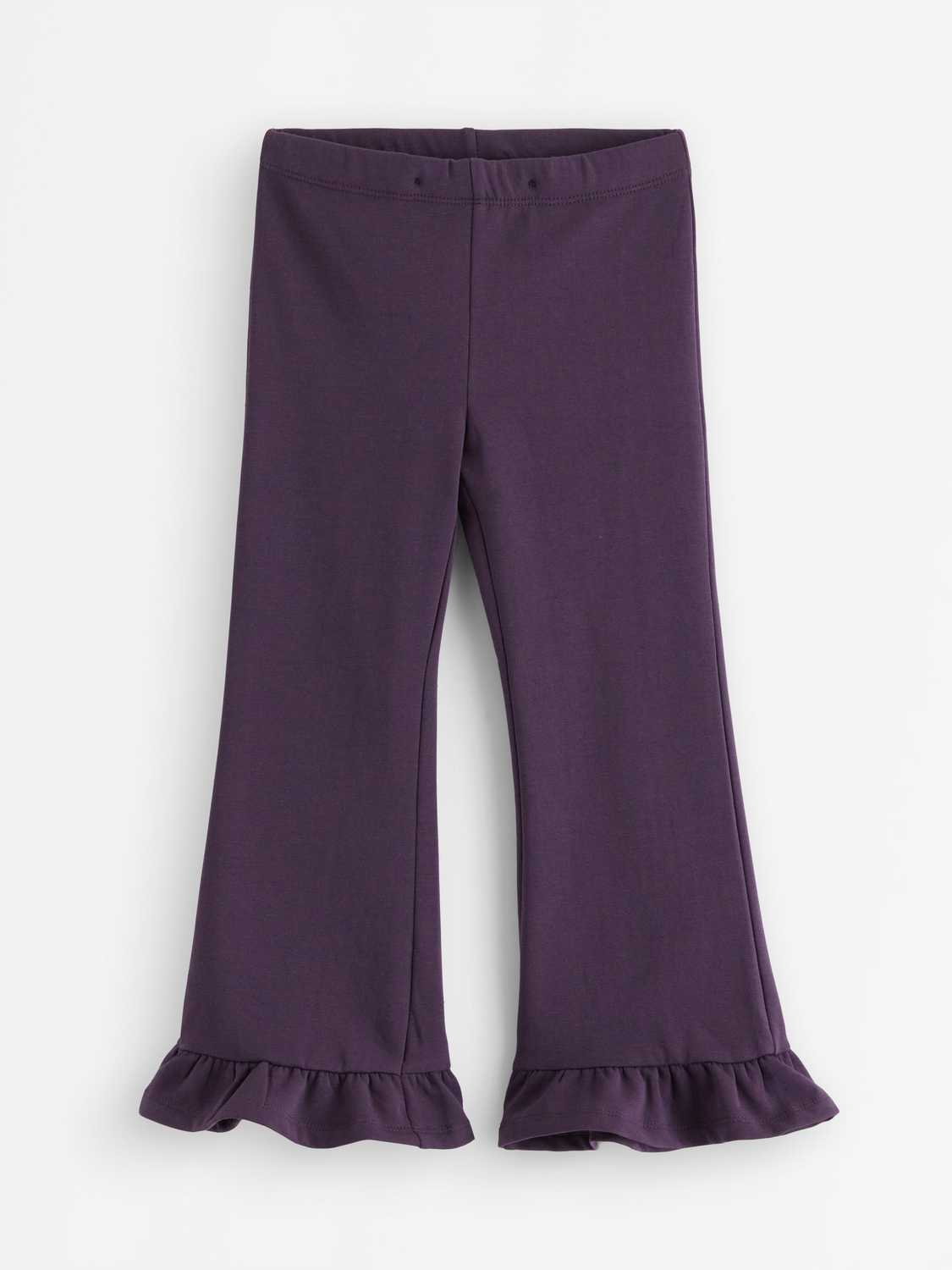 Utsvängda leggings med borstad insida
