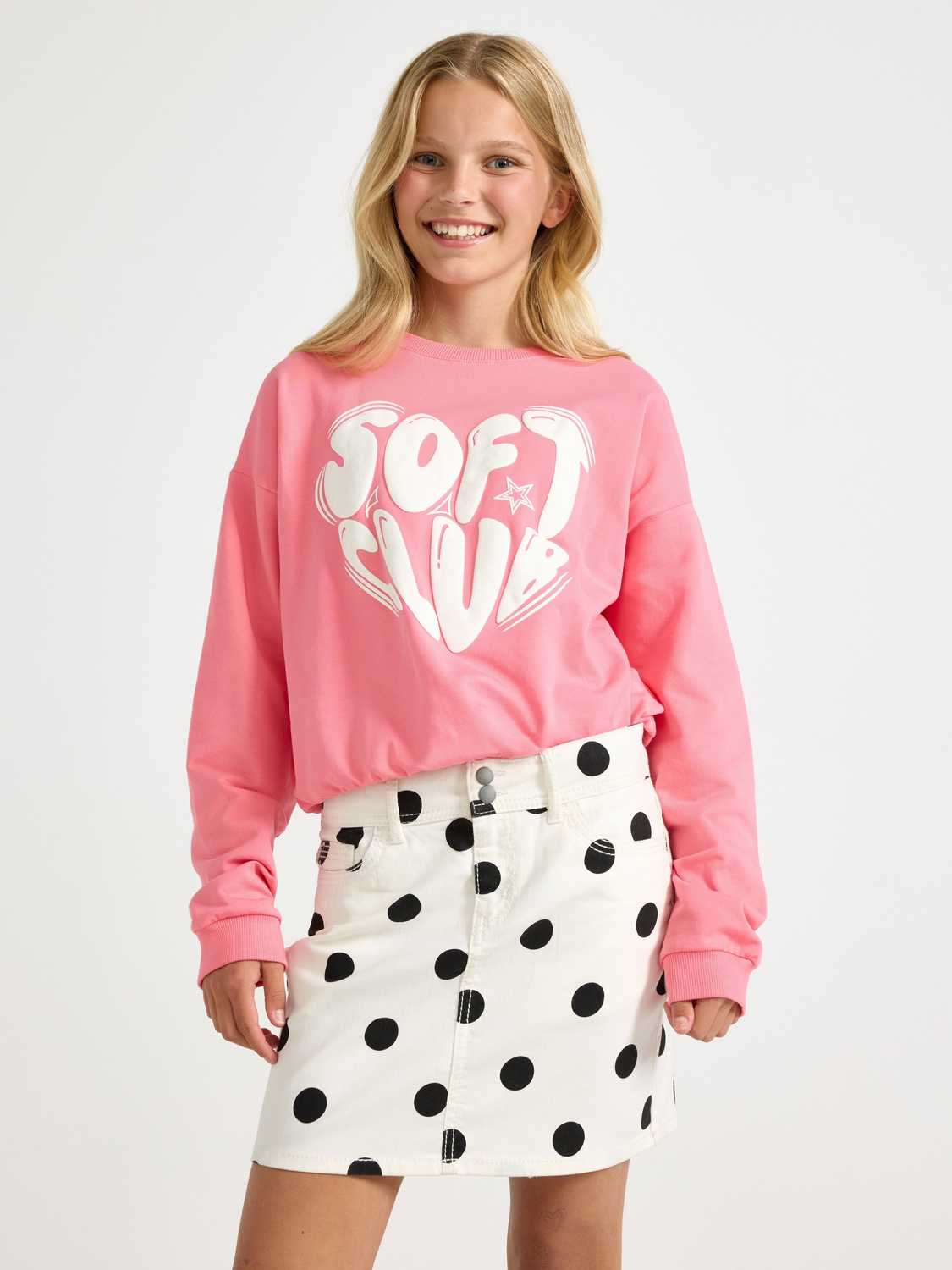 Sweatshirt med borstad insida