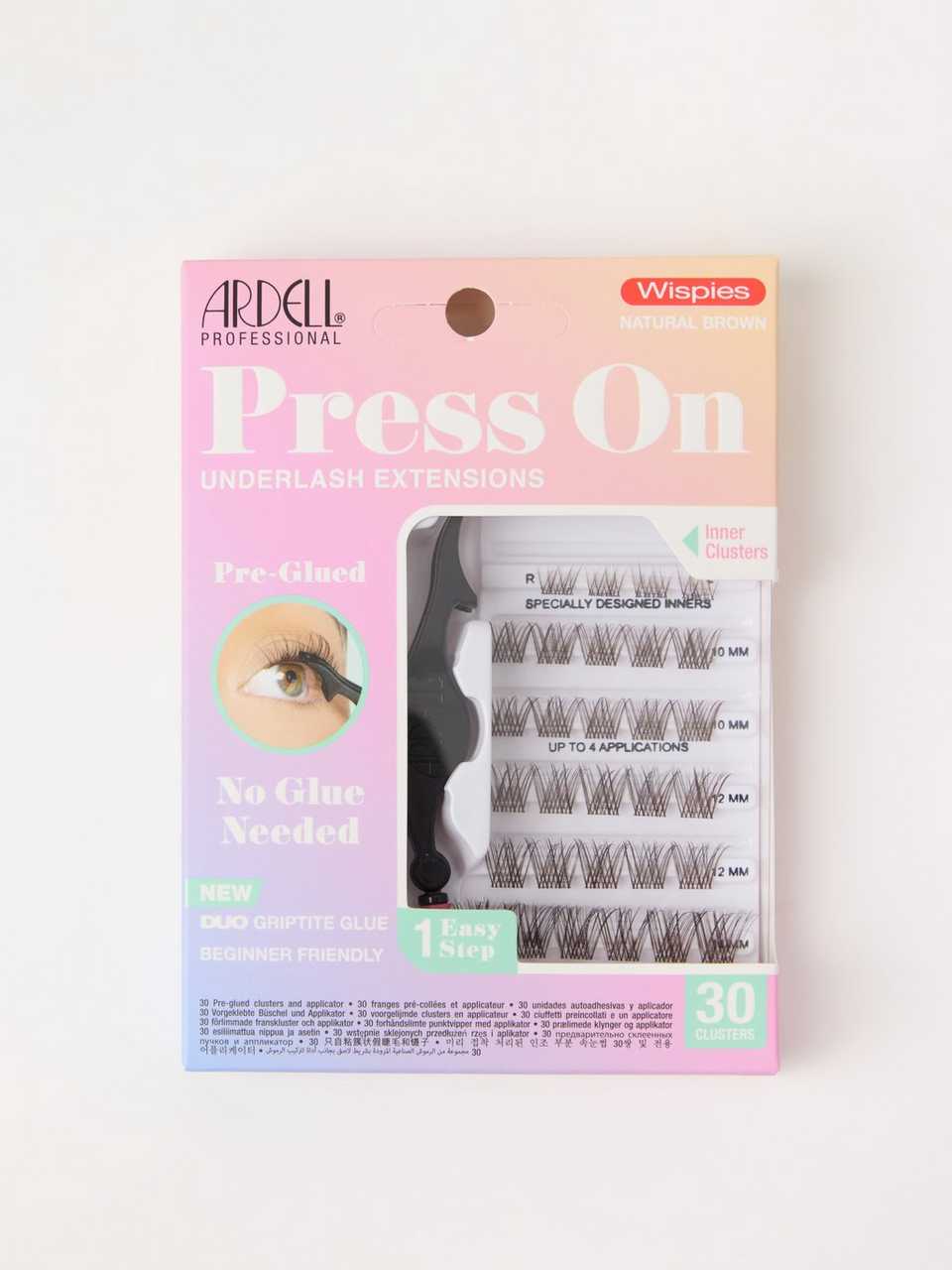 Ardell Press On Underlash Extensions Wispies Brown