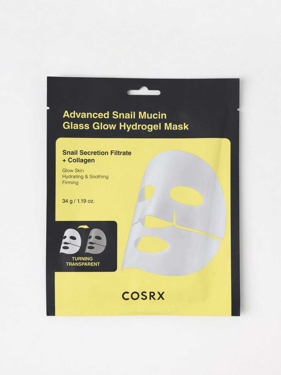 COSRX Advanced Snail Mucin Glass Glow Hydrogel Mask