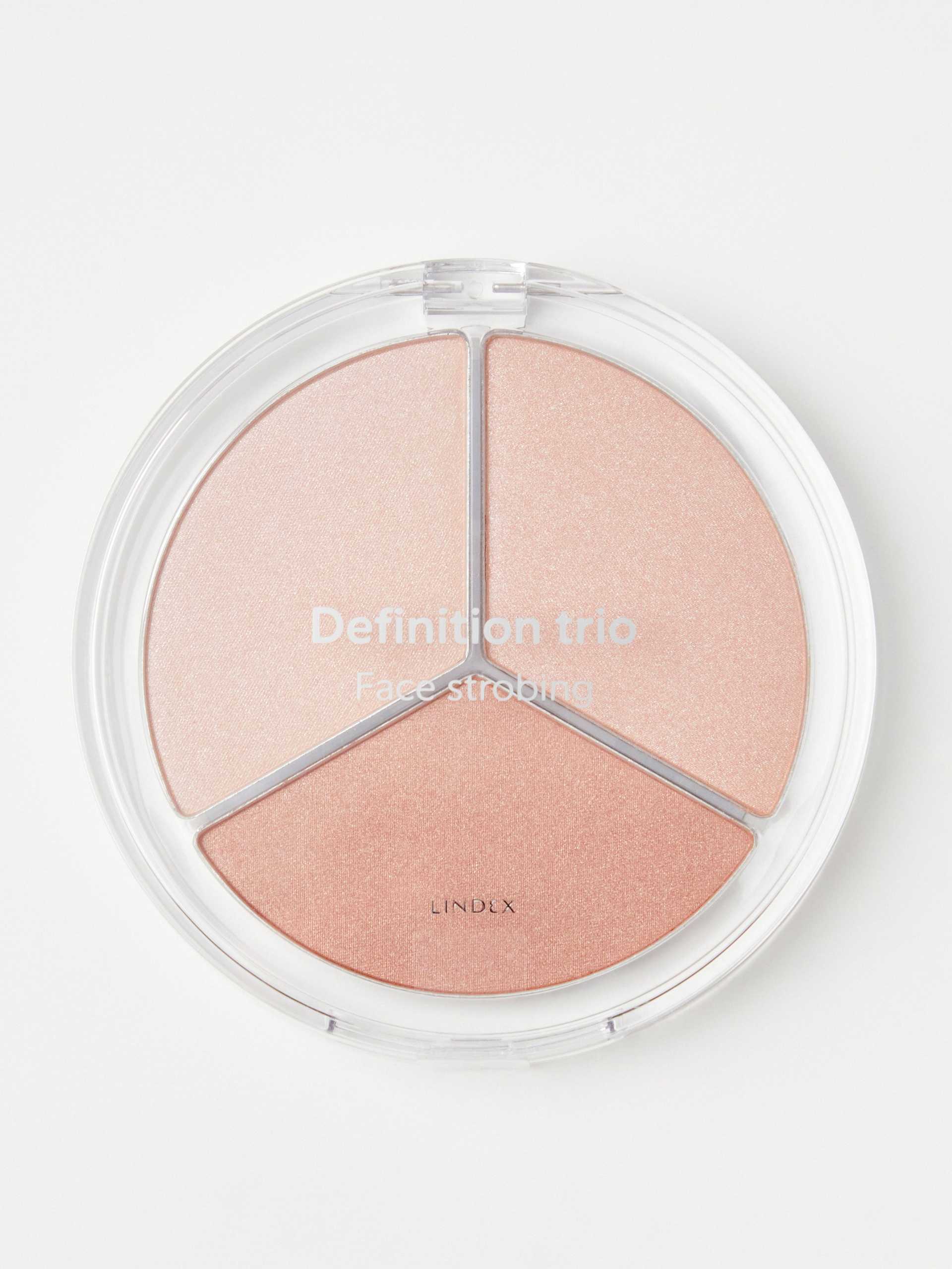 Lindex Face definition trio puder, rouge & highlighter dam – bild 2