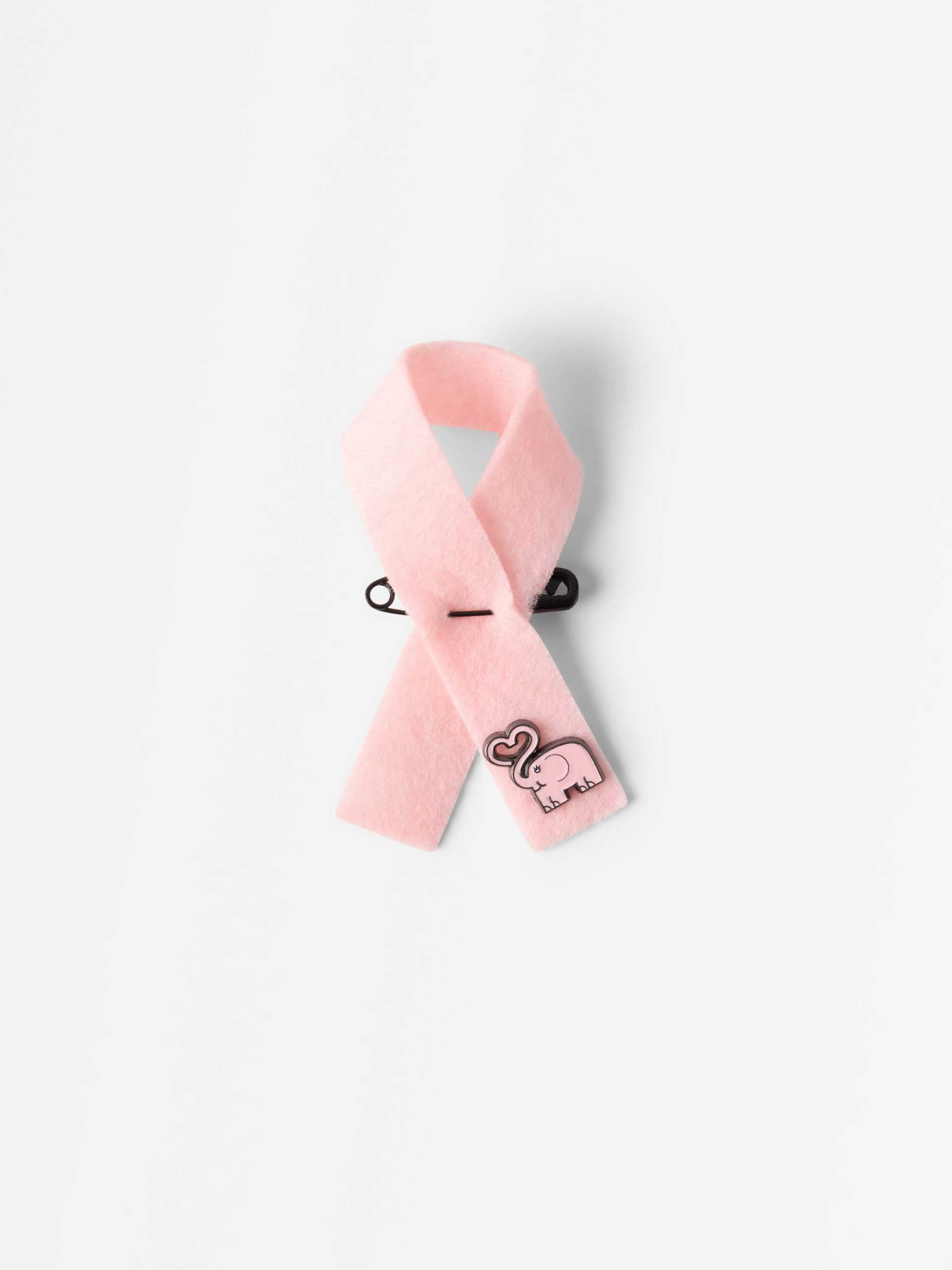 Lindex Cancerfondens rosa band armband dam