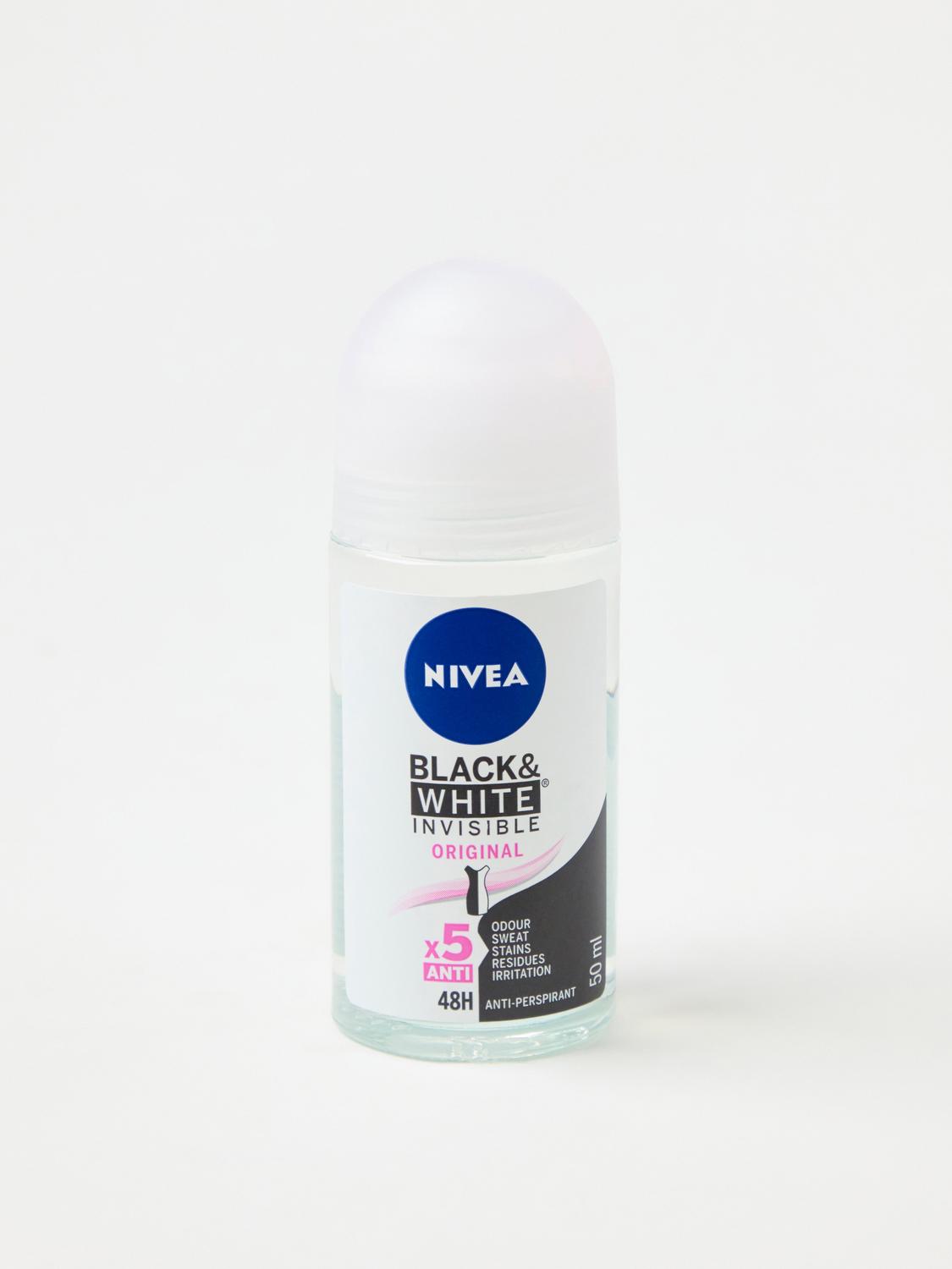 NIVEA Antiperspirant Deo Roll on Black & White Original