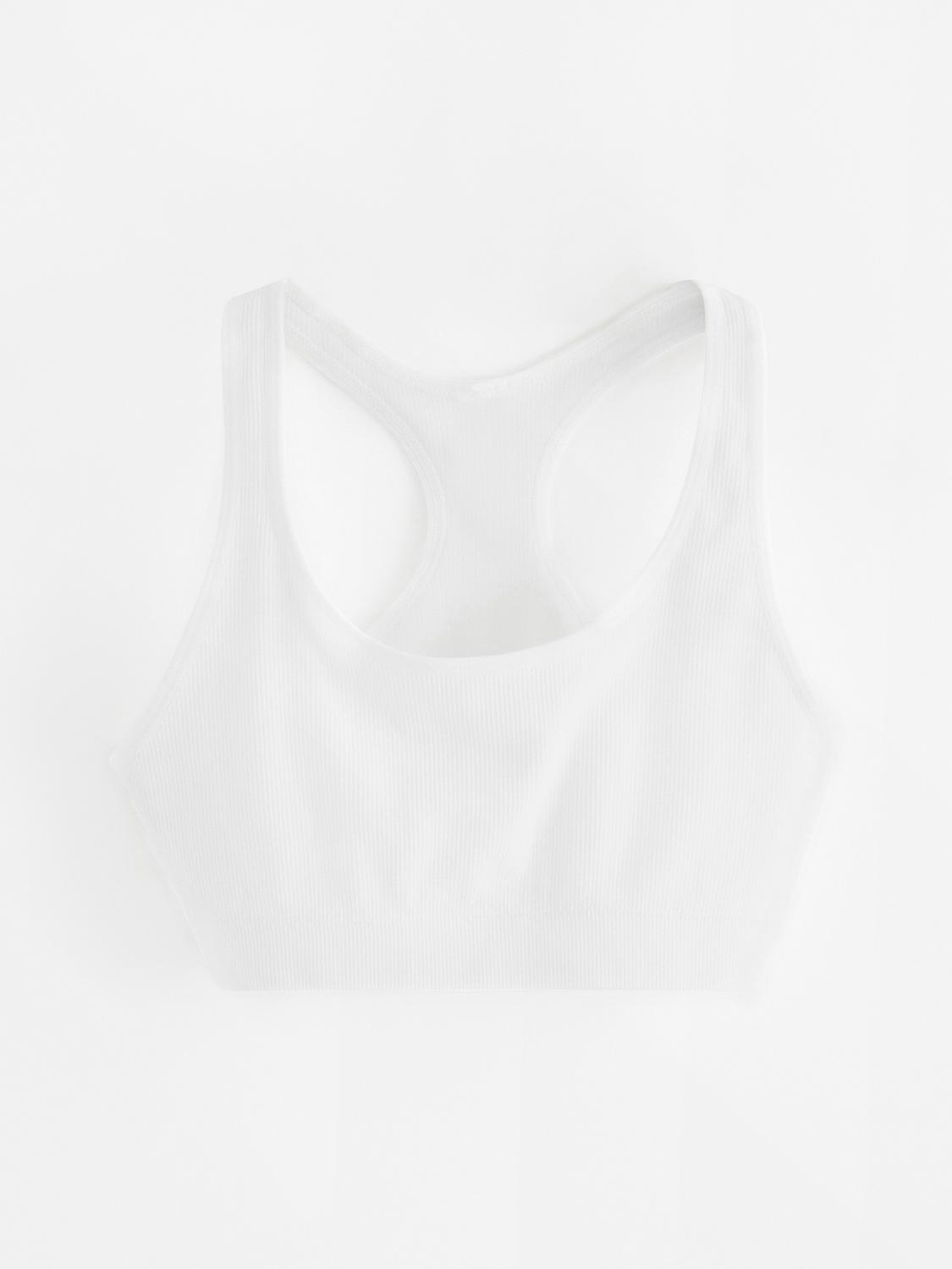 Seamless ribbad soft bh