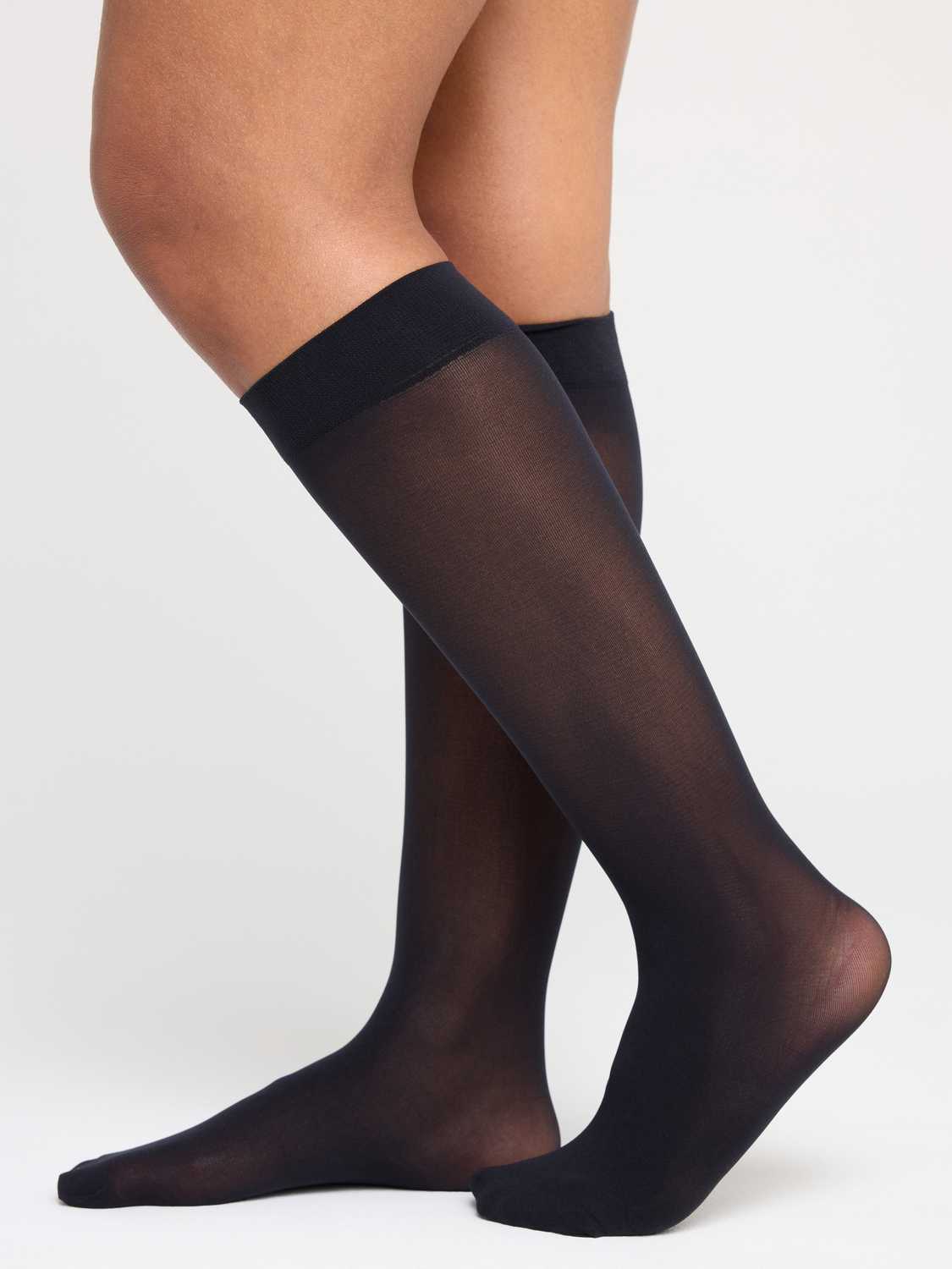 2-pack knästrumpor, 50 denier