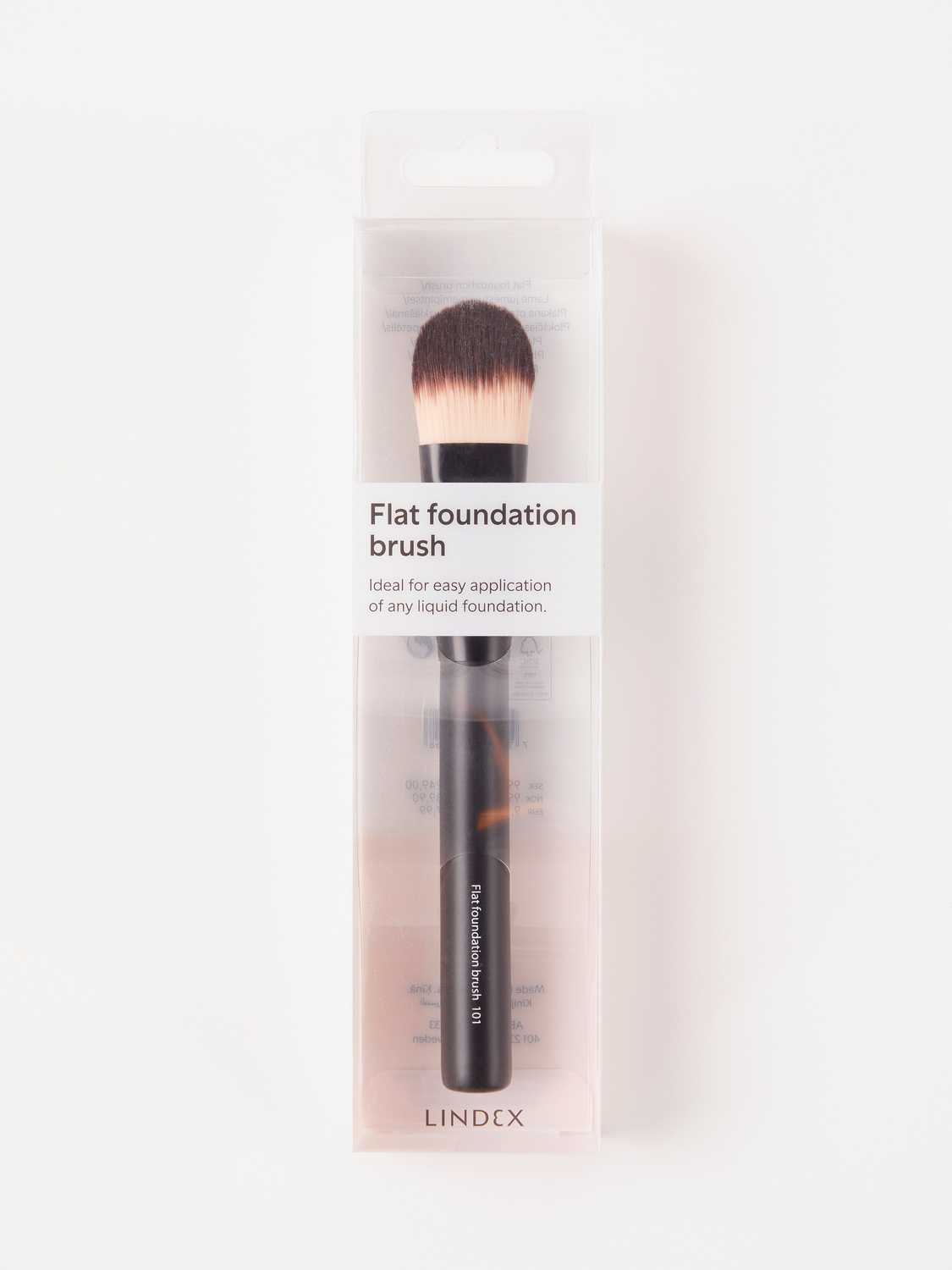 Platt foundationborste