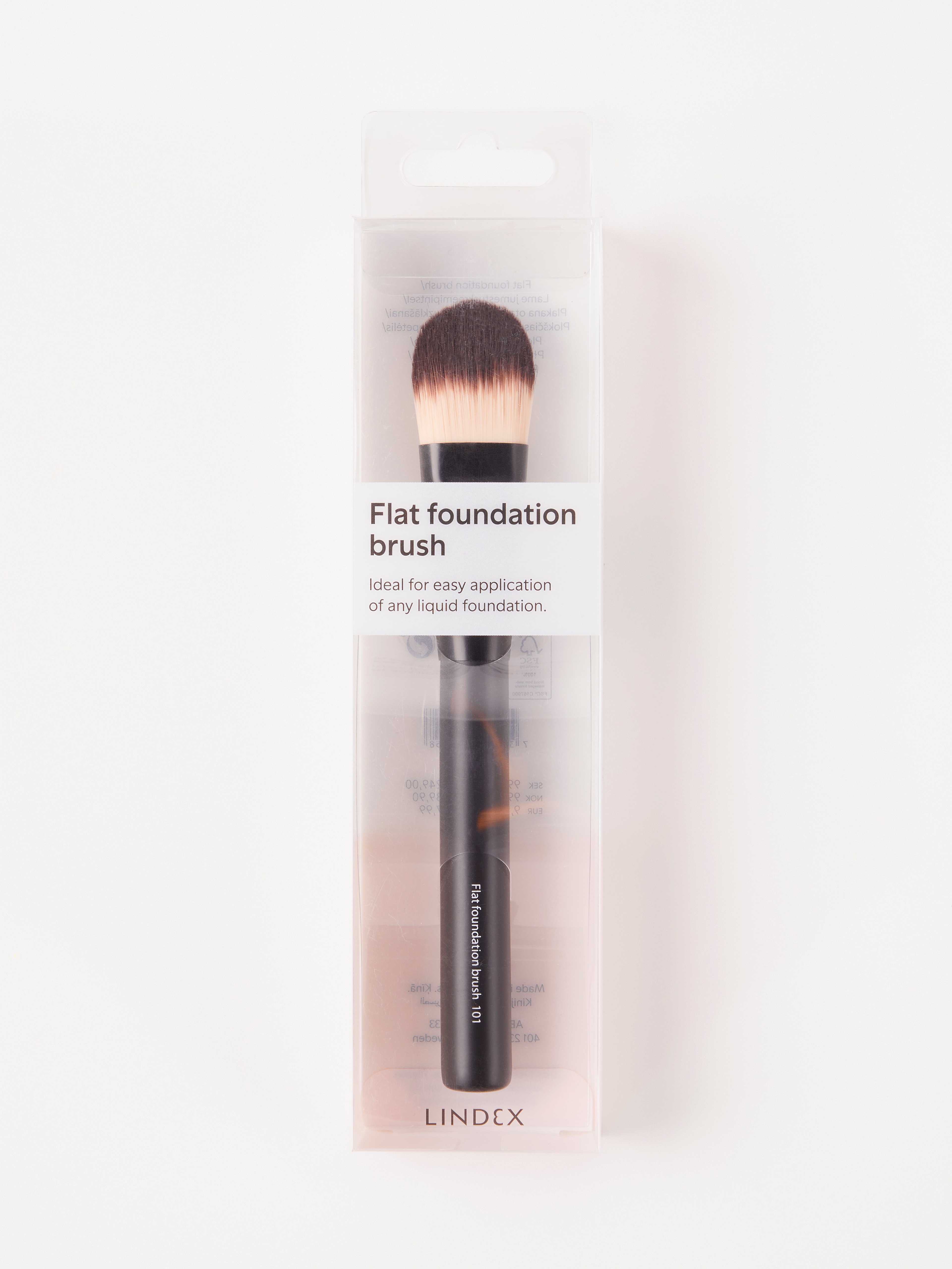 Platt foundationborste