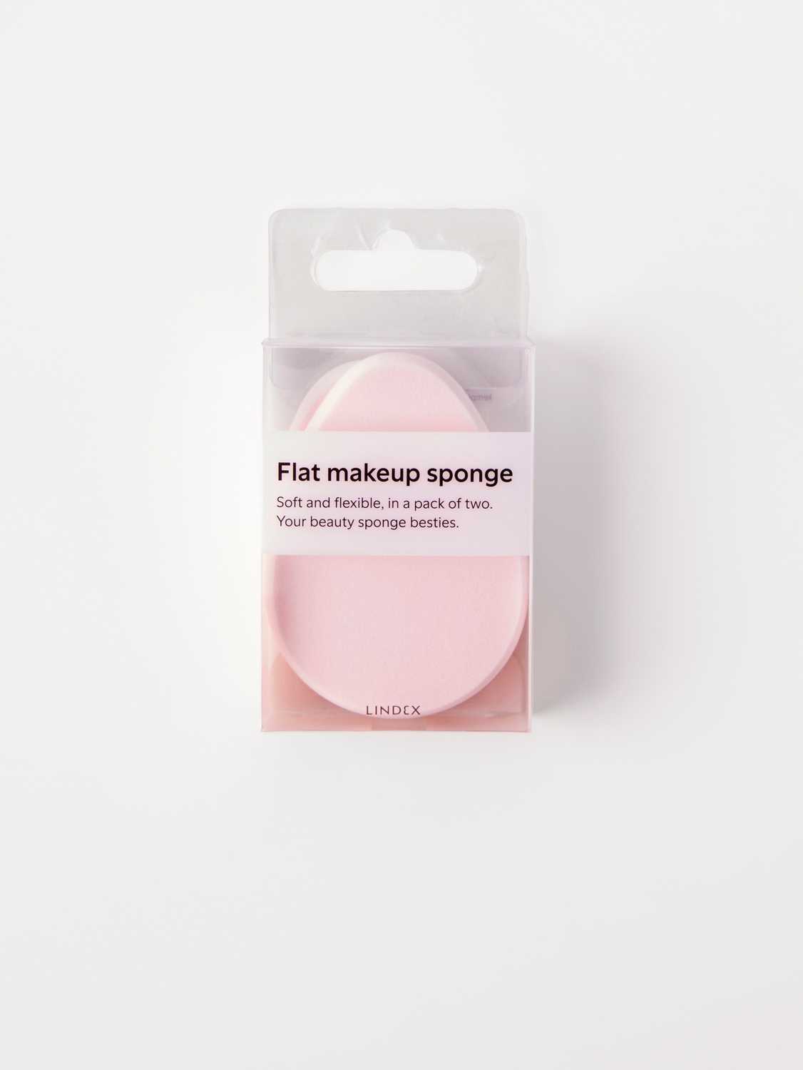 2-pack platta sminksvampar