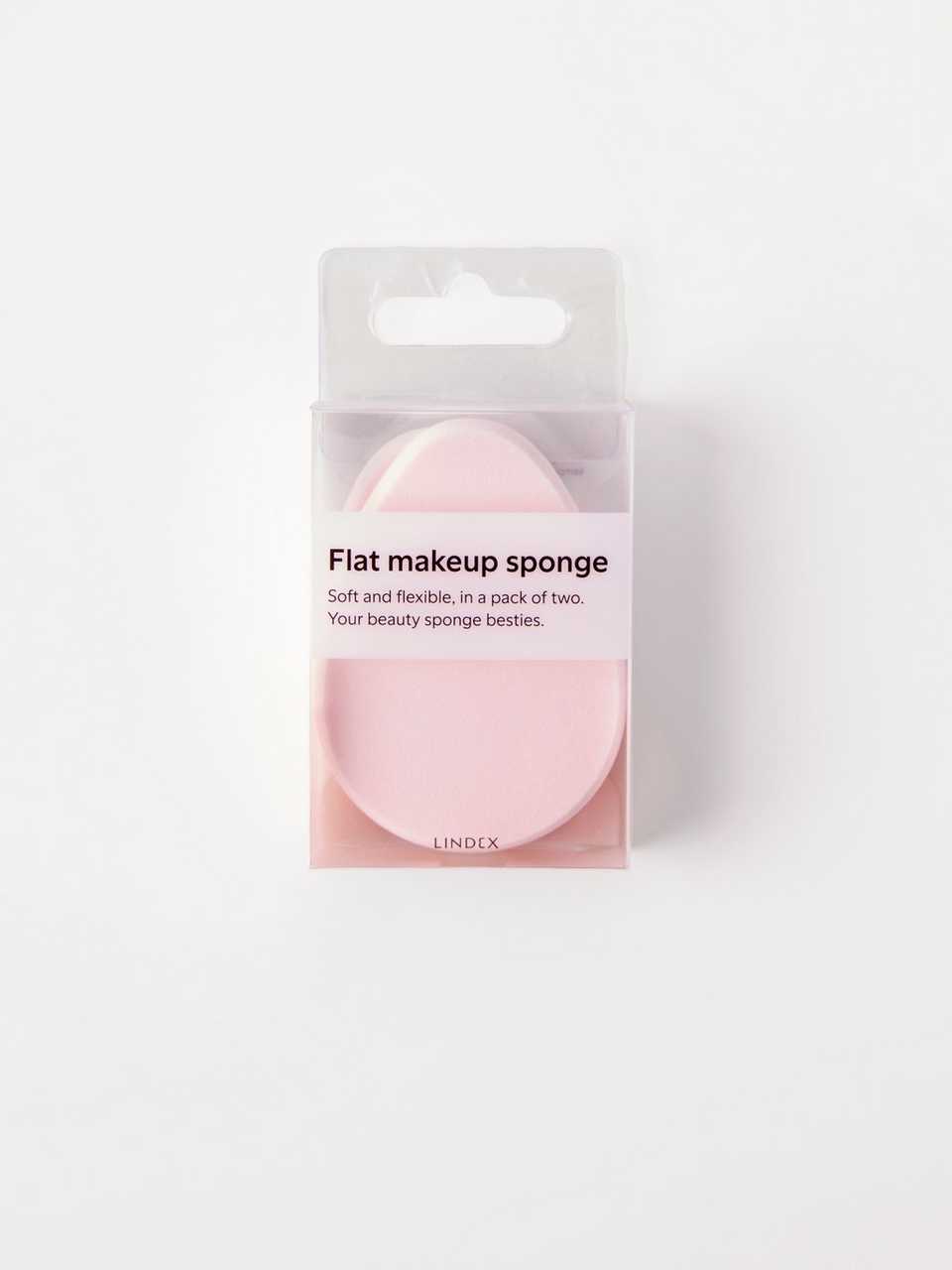 2-pack platta sminksvampar