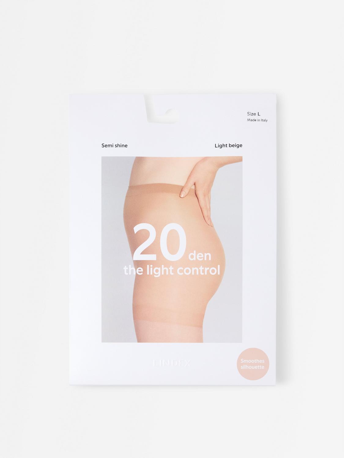 Light shaping semi shine strumpbyxor 20 denier