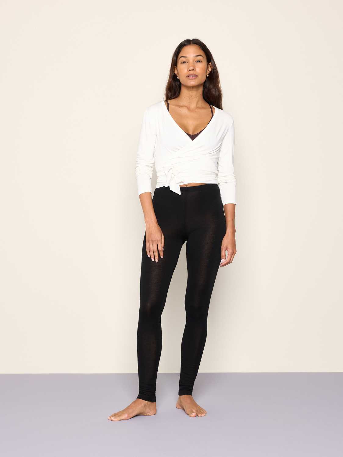 Leggings i merinoull