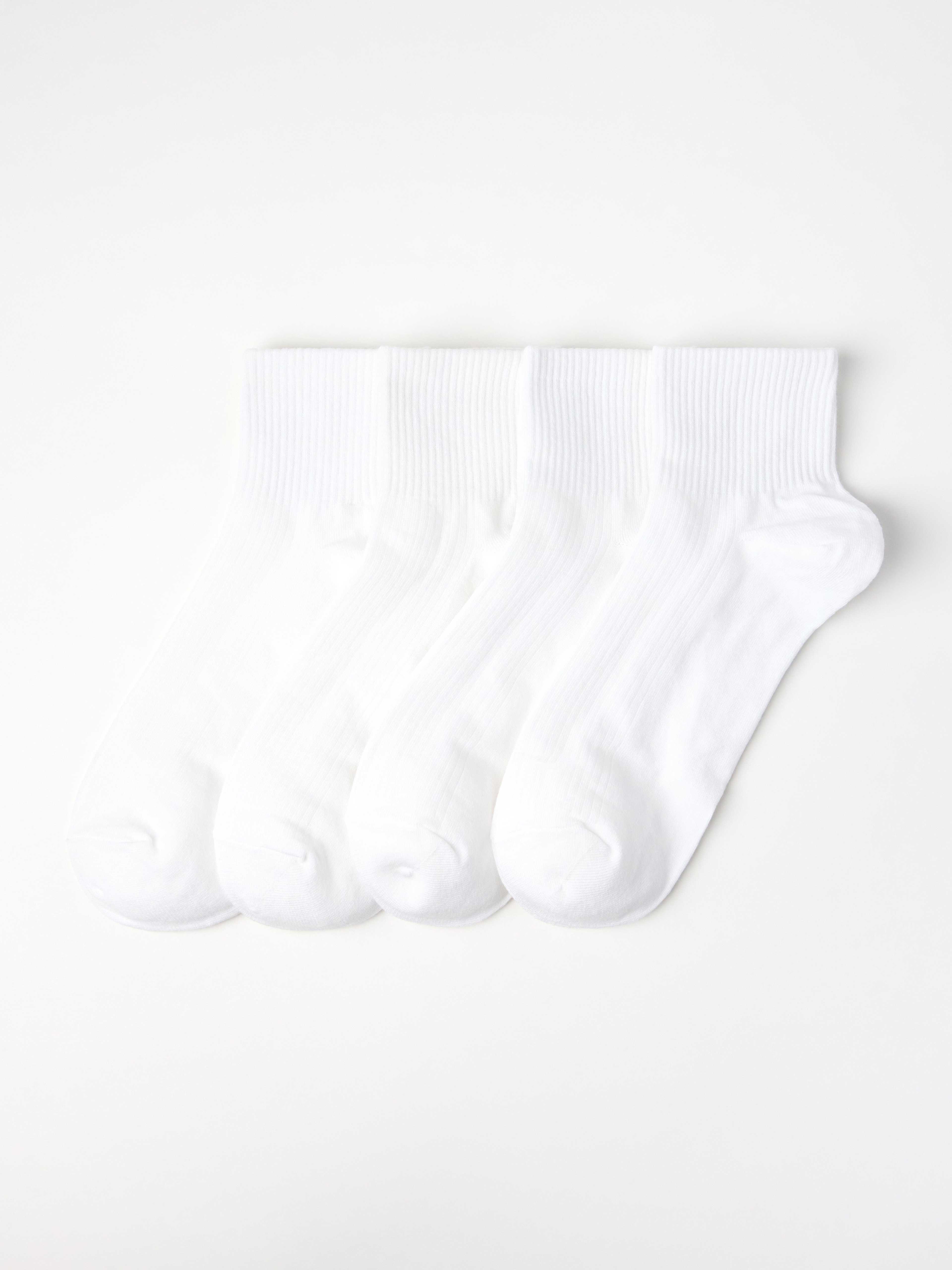 4-pack höga ankelstrumpor
