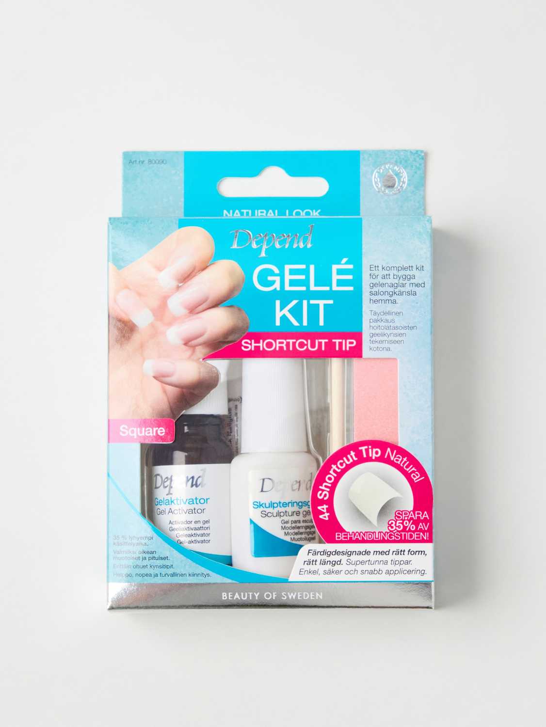 Depend Gelekit French, Natural Look Shortcut Tip