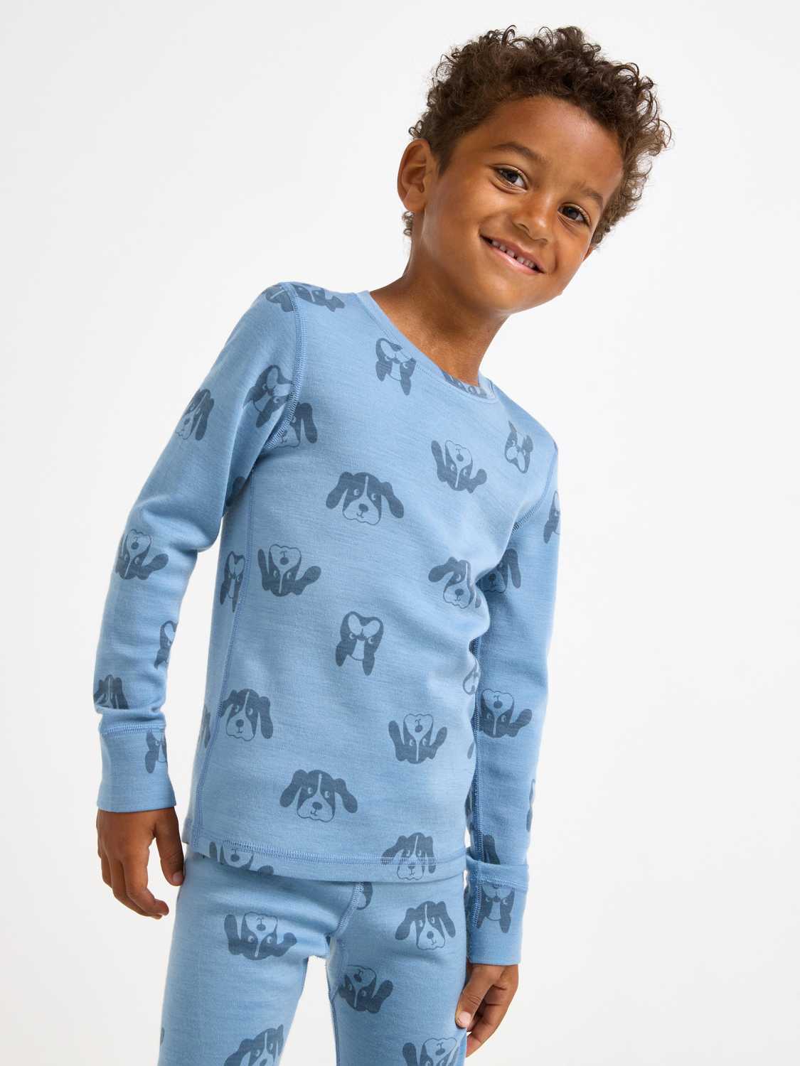 Long sleeve top in merino wool