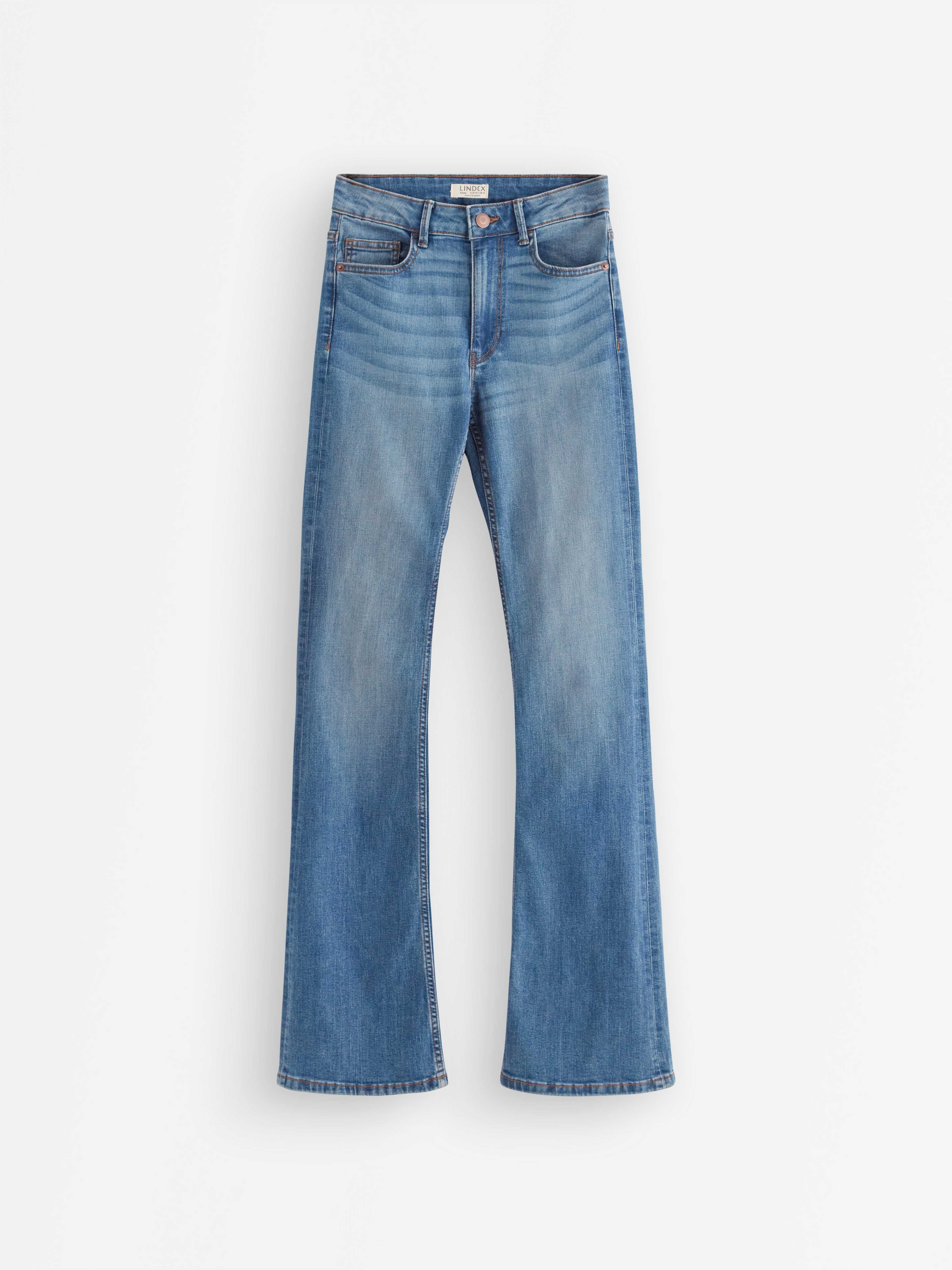 FLARE Karen stretch jeans med medelhög midja