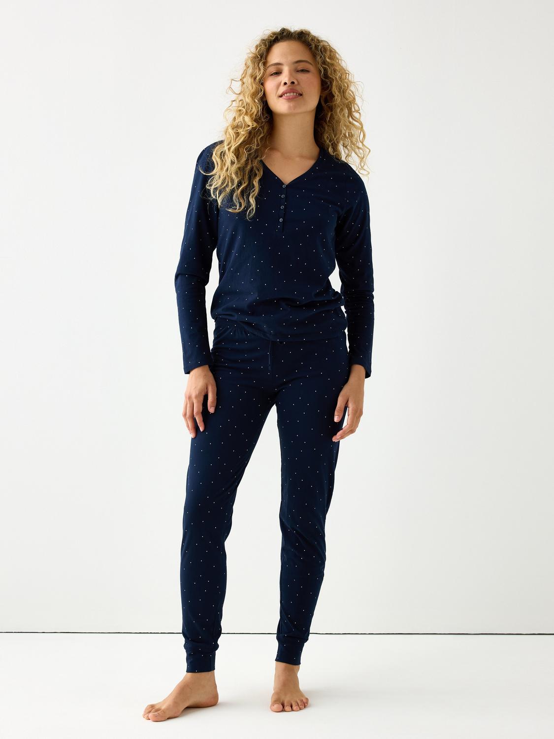 Pyjamasbyxor med prickar