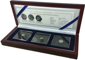 Silbermünzen aus dem Mittelalter