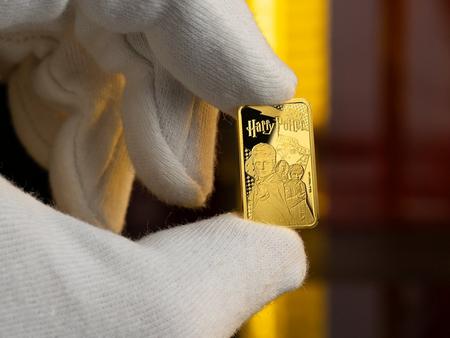 Goldbarren Harry Potter "Goldenes Trio"