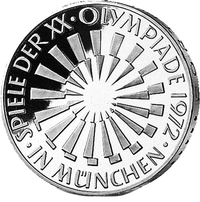10-DM-Silber-Gedenkm&uuml;nze &bdquo;Strahlenspirale&ldquo;